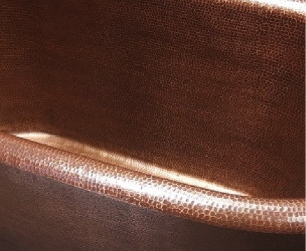 Modern Hammered Copper Bathtub - Handcrafted Freestanding Soaking Tub for Luxury Bathrooms | Perfect for Spa, Master Suite & Relaxation Retreats