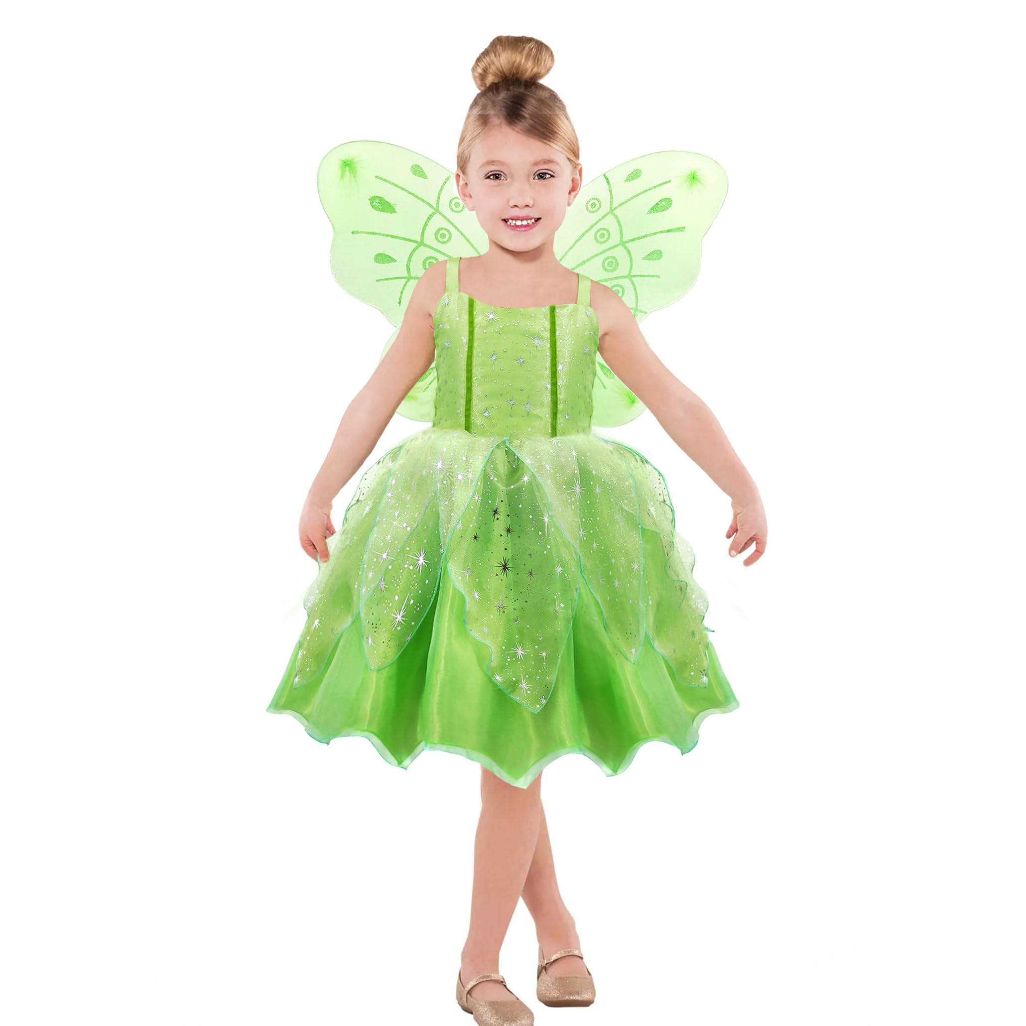 Disney Princess Belle Costume for Girls - Yellow Fairy Dress for Halloween, Birthday Party & Special Occasions | Toddler Dress Up Outfit for Cosplay & Pretend Play