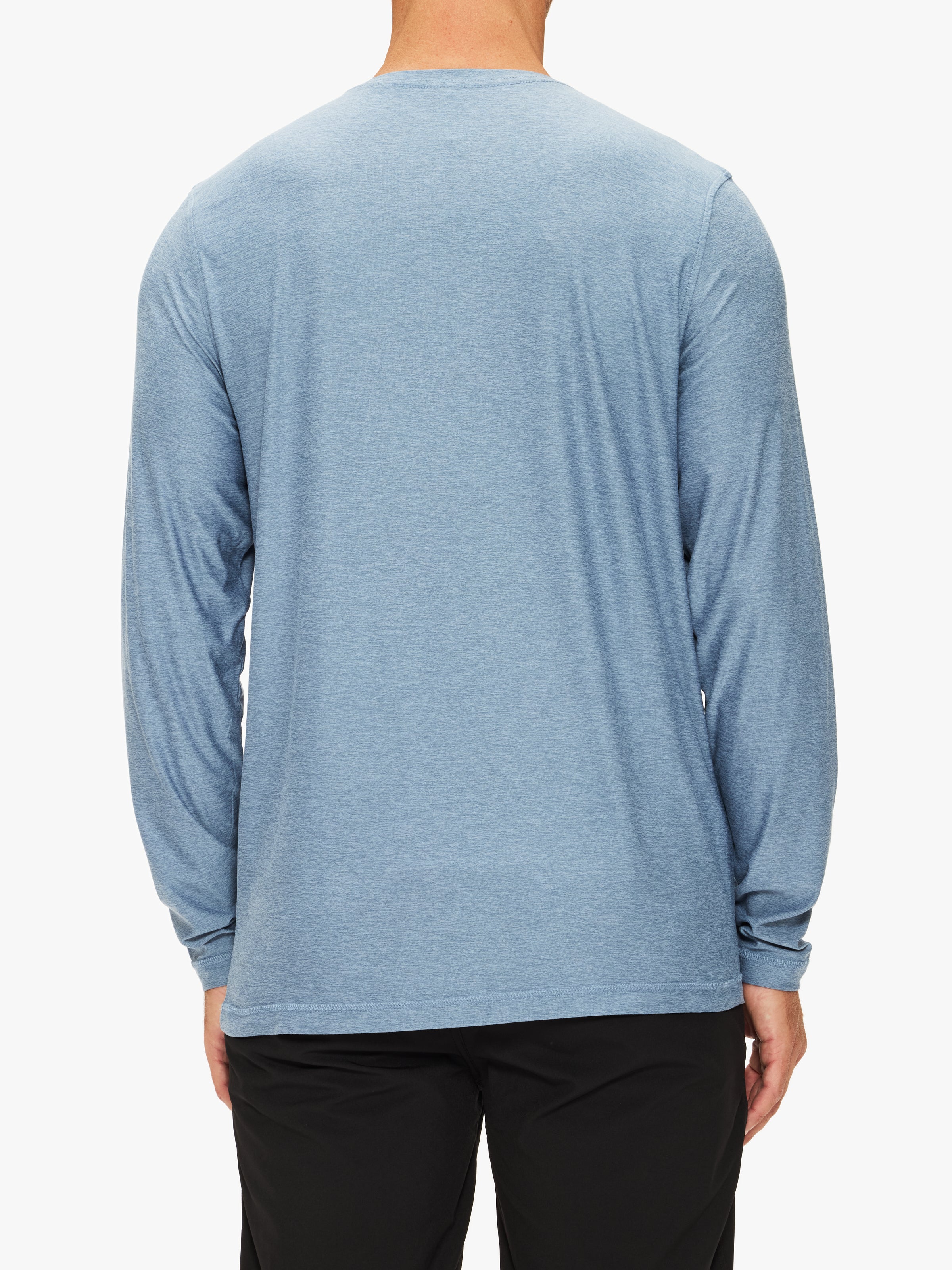 Vuori Men's Strato Tech Long Sleeve Performance Shirt - Moisture Wicking & Breathable Activewear for Running, Hiking & Gym Workouts