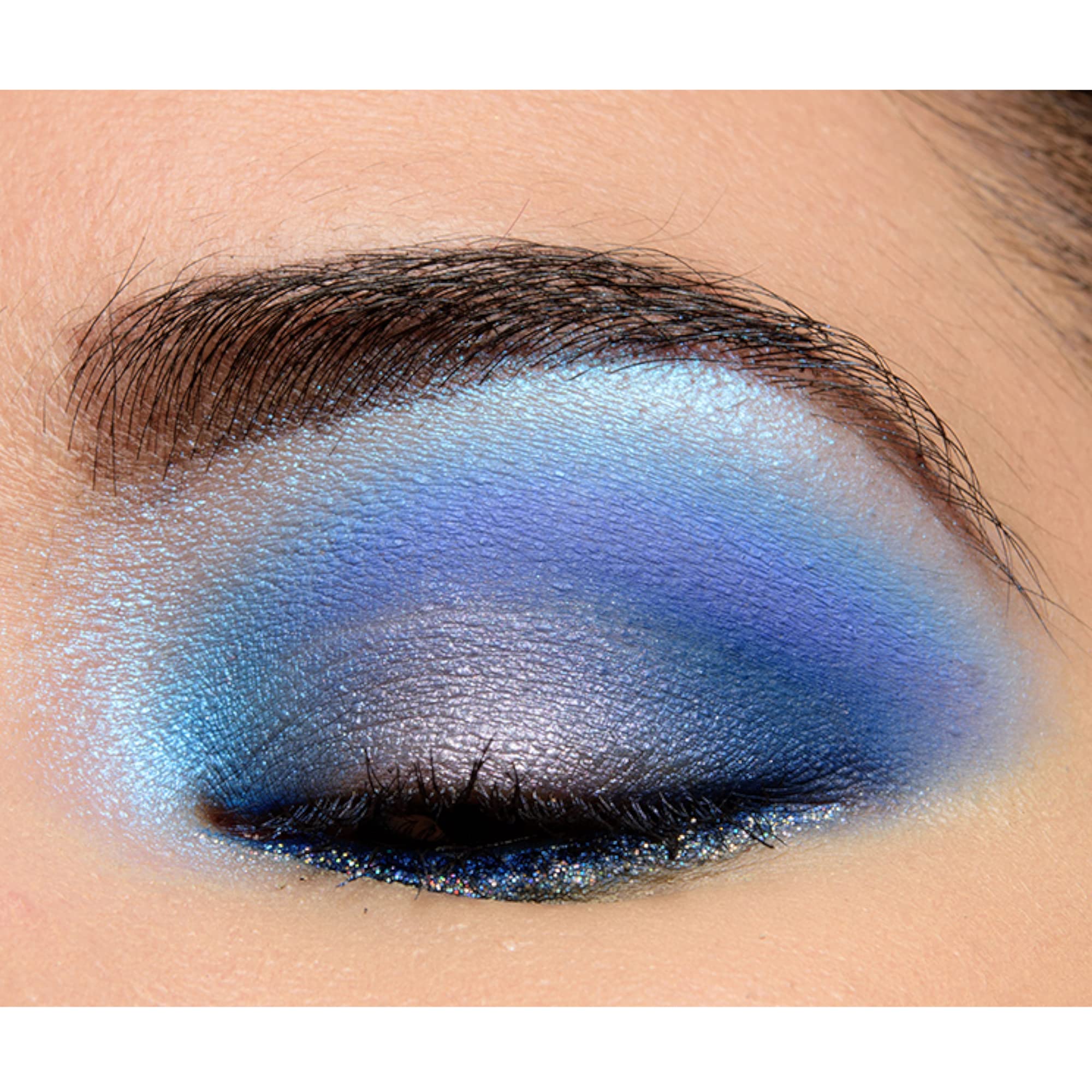 S.F.R. COLOR Blueberry Pressed Pigment Eyeshadow Palette - Matte & Shimmer Nude Eyeshadow Makeup Palette for Day & Night Looks | Perfect for Professional Makeup Artists & Beginners