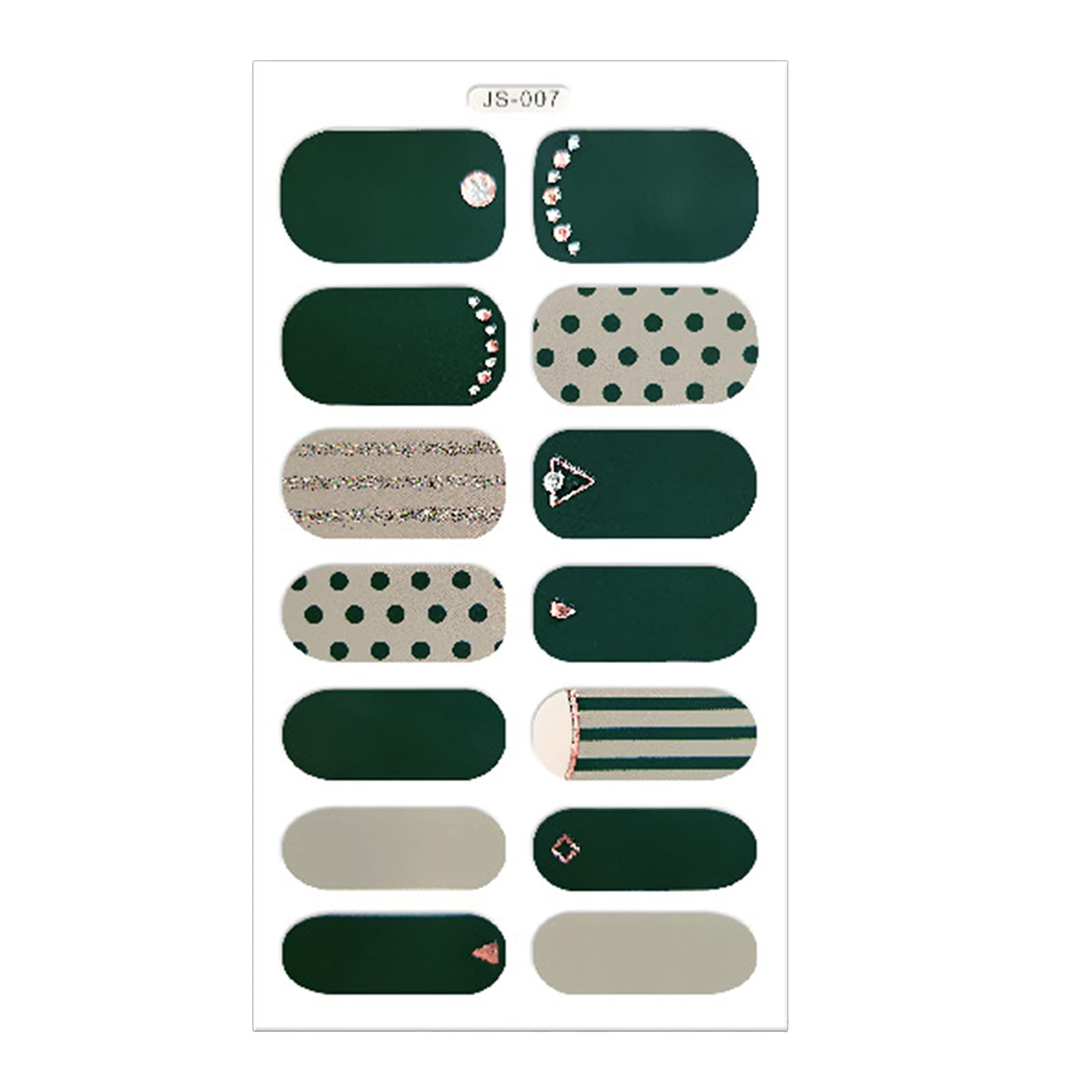 Vivid Ultra-Thin Waterproof Nail Art Stickers with Back Glue - Fashion Nail Polish Film for Manicure & Nail Salon - DIY Nail Decals for Women, Parties, Weddings & Special Occasions