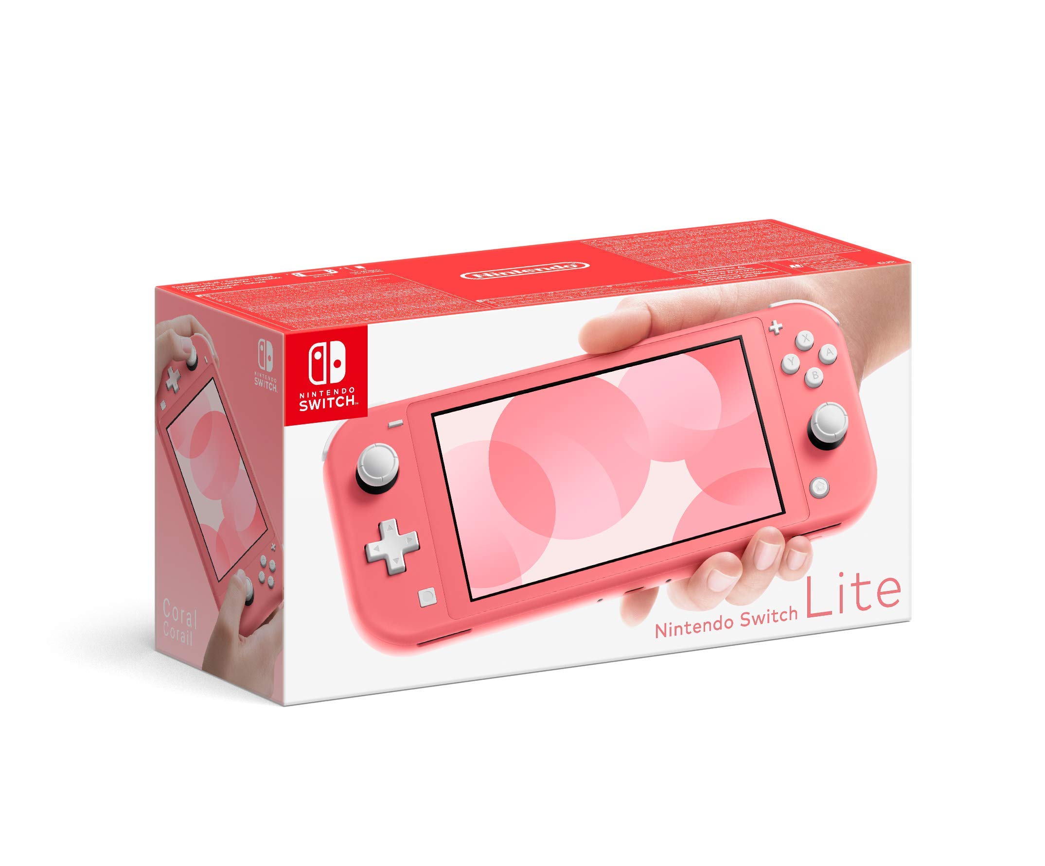 Nintendo Switch Lite Coral Console with Minecraft Game Bundle - Portable Gaming for Travel, Commute & Home Entertainment