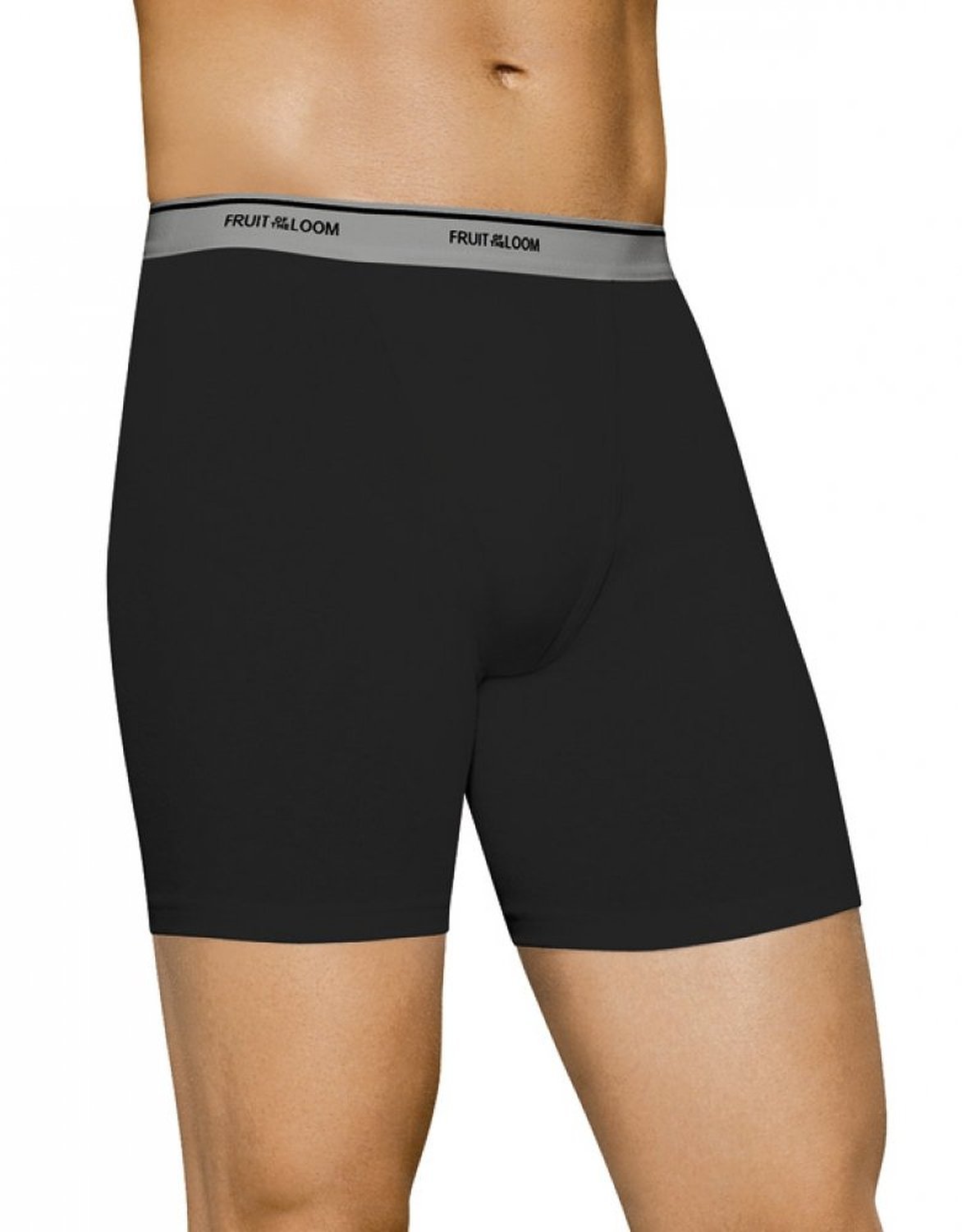 Fruit of the Loom Men's Cotton Boxer Briefs - Soft & Breathable Underwear for Everyday Comfort | Perfect for Work, Gym & Lounge Wear