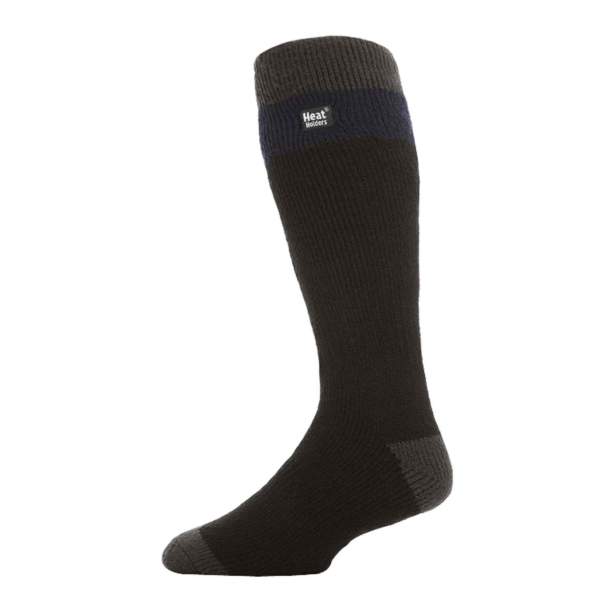 Heat Holders Men's Thermal Ski Socks - Charcoal, Navy & Black, US Size 7-12 (13 Pairs) - Ultra Warm Winter Socks for Skiing, Snowboarding & Cold Weather Activities