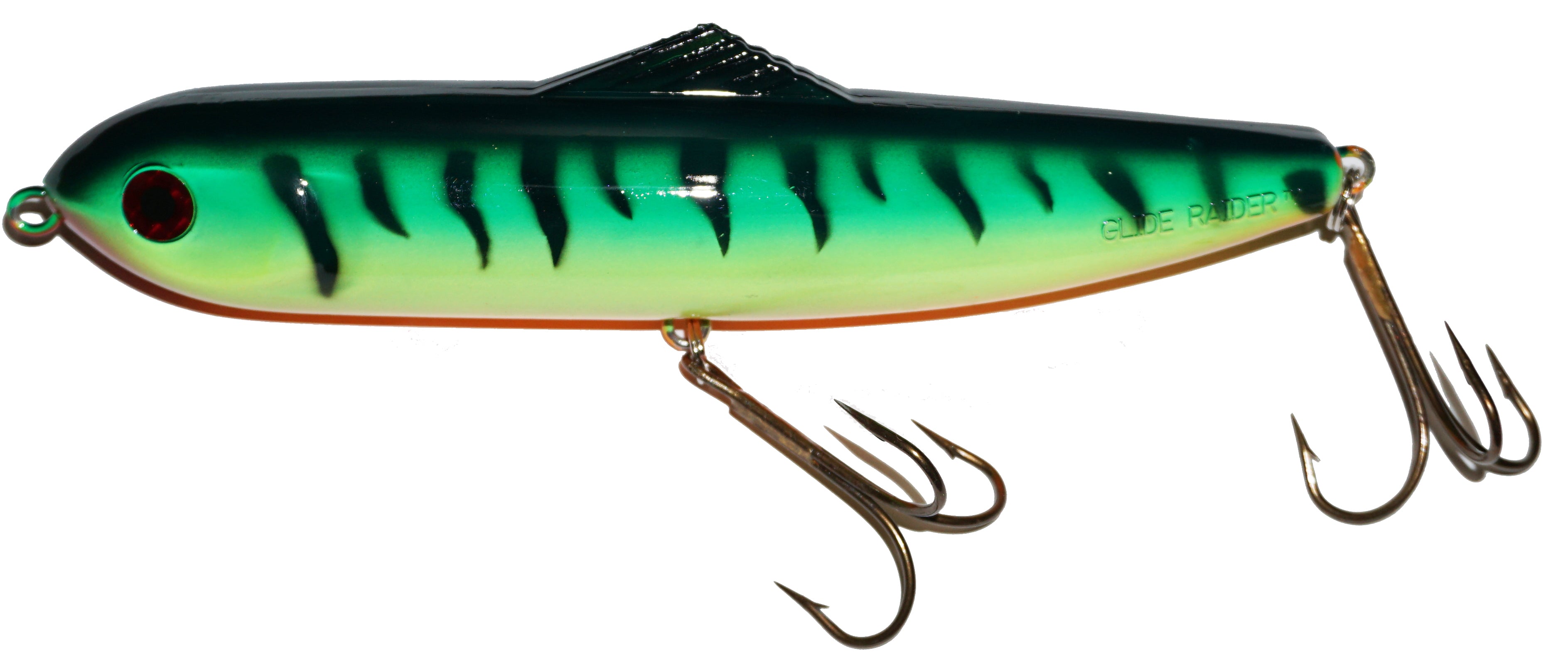 Bucher Glide Raider Glide Bait Fishing Lure - Topwater Bass Fishing Lure for Freshwater & Saltwater - Perfect for Casting, Trolling and Kayak Fishing