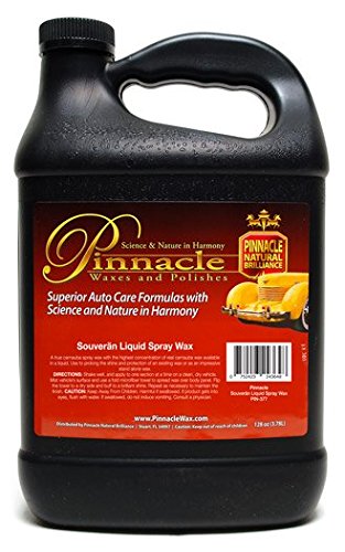 Pinnacle Souverän Liquid Spray Wax 128oz (1 Gallon) - Premium Car Wax for Ultimate Shine & Protection - Perfect for Cars, Trucks & Motorcycles