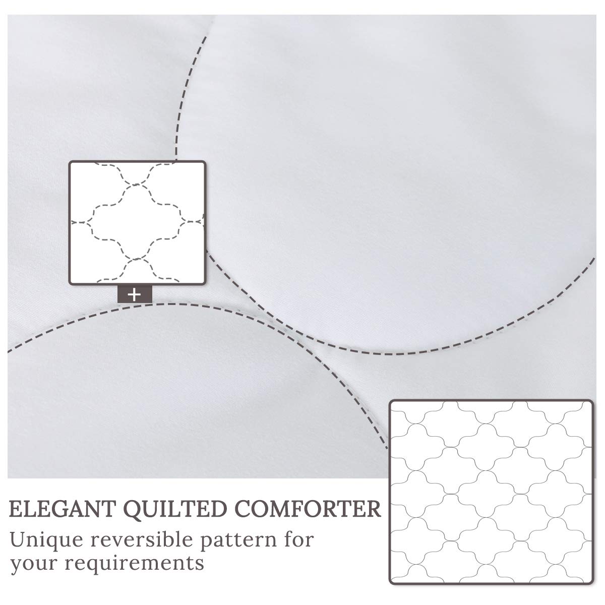Luxury Pastel Pink Flamingo Queen Size Comforter Set - 4 Piece Soft All Season Bedding with Lotus Flower Design (1 Comforter, 2 Pillow Shams, 1 Throw Pillow Cover) - Perfect for Master Bedroom, Guest Room & Tropical Themed Decor