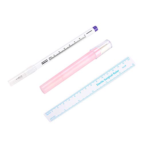 **Temporary Tattoo Marker Pen - Skin Marker for Tattoo, Piercing & Eyebrow Design - Surgical Safe & Easy Erase - Ideal for Tattoo Artists, Piercing Shops & DIY Beauty (03)**    *(Use Cases: Perfect for professional tattoo artists, body piercers, cosmetic procedures, and at-home temporary tattoo designs.)*