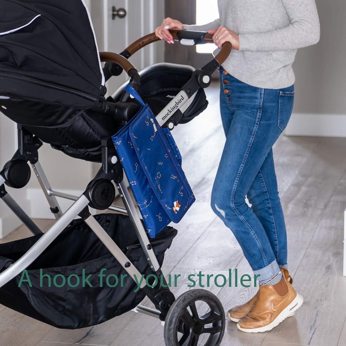 Lil Fox Portable Baby Changing Pad - Waterproof Diaper Changing Mat for Travel, Nursery & On-the-Go | Ideal for Diaper Bags & Changing Tables | Perfect Baby Shower Gift & Newborn Essential | Unisex Baby Care Accessory for Home, Park & Road Trips