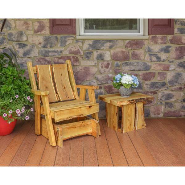 A & L Furniture Blue Mountain Timberland Glider Chair - Comfortable Rocking Recliner for Nursery, Living Room & Patio - Perfect for Relaxing, Nursing & Reading
