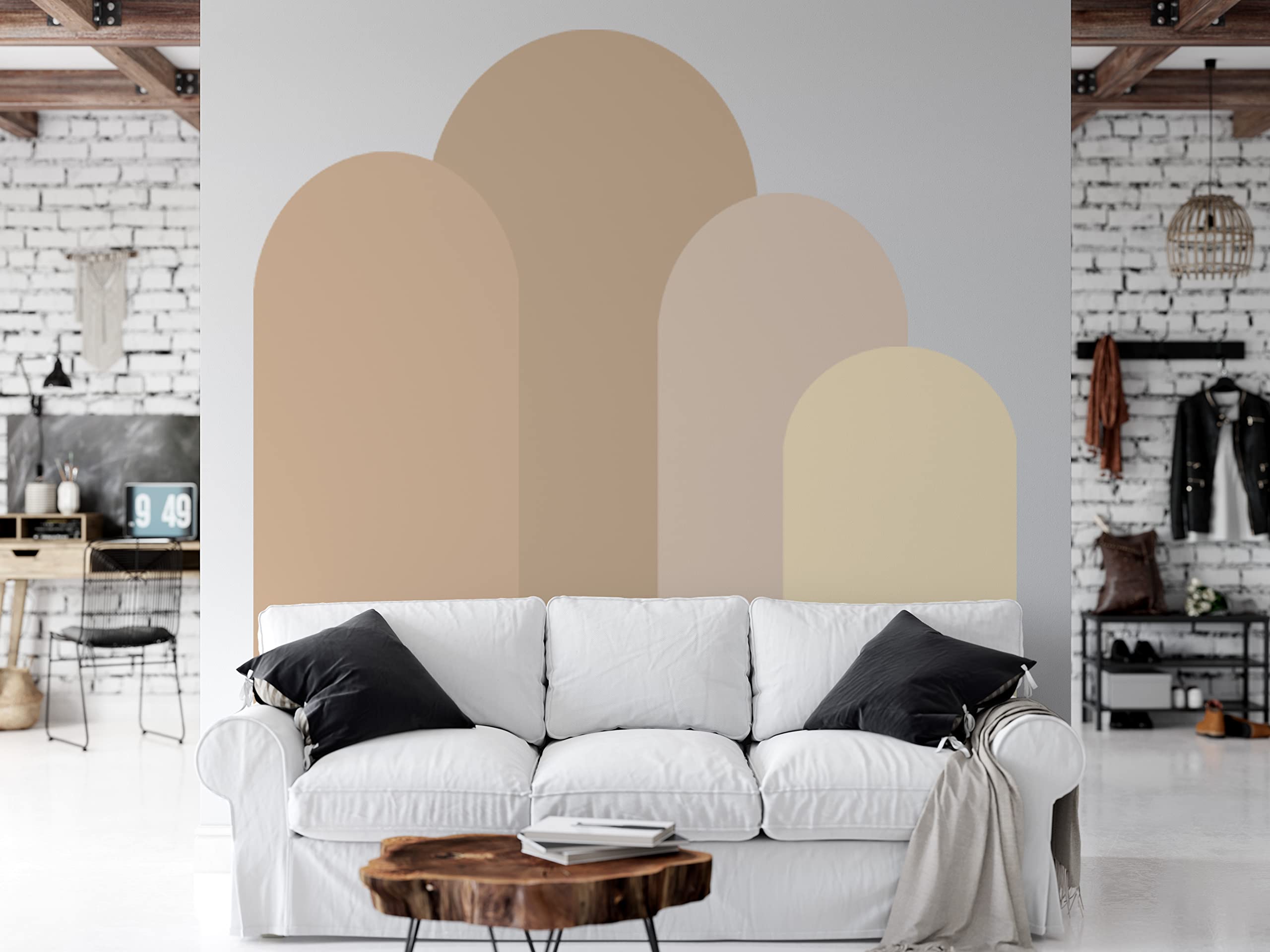 Large Arch Set - Minimalist Home Decor & Abstract Wall Decal for Modern Living Room, Bedroom or Office Wall Art