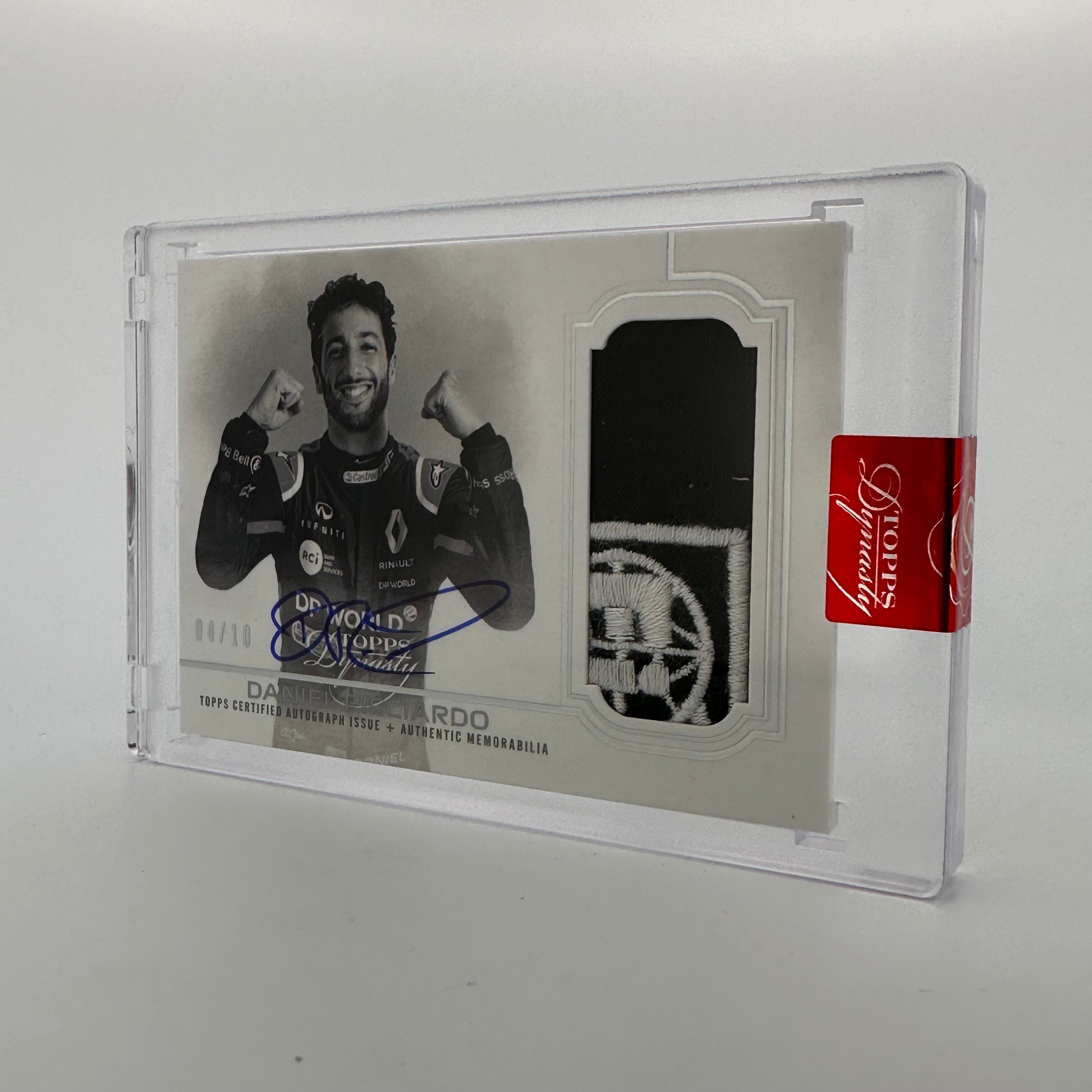 2020 Dynasty Daniel Ricciardo #DAP DR Silver Autograph Patch - Limited Edition F1 Racing Collectible for Fans & Memorabilia Displays