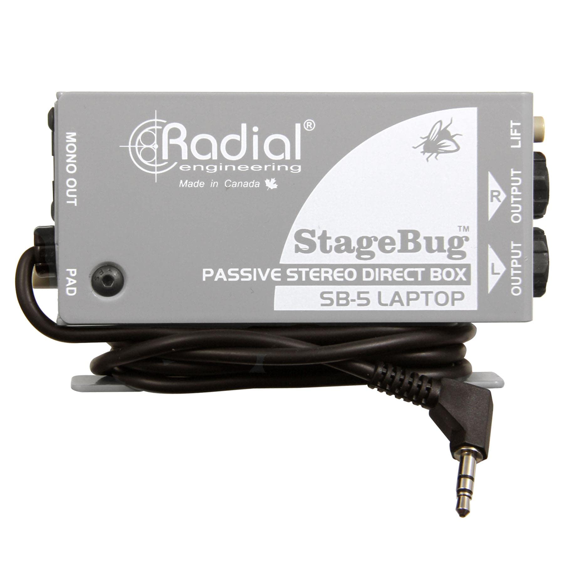 Radial Engineering SB-5 DI Box Bundle with Samson SR350 Professional Studio Headphones - Perfect for Live Performances & Home Recording Studios