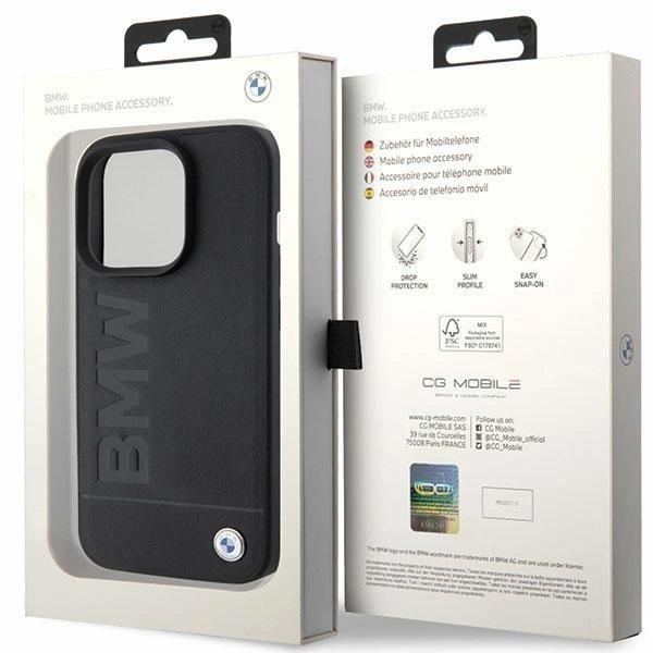 Premium BMW Genuine Leather Case for iPhone 15 Pro (6.1