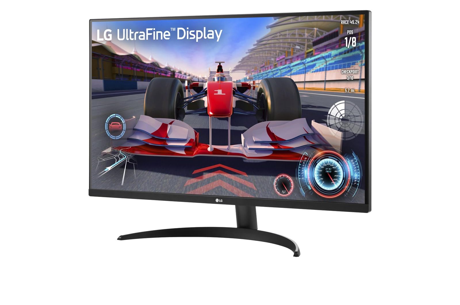 LG 32UR500K-B 32-inch 4K UHD Monitor (3840x2160) with HDR10, Built-in Dual Speakers, OnScreen Control - Borderless Design for Home Office, Gaming & Graphic Design | HDMI x2, DisplayPort, Flicker Safe Technology