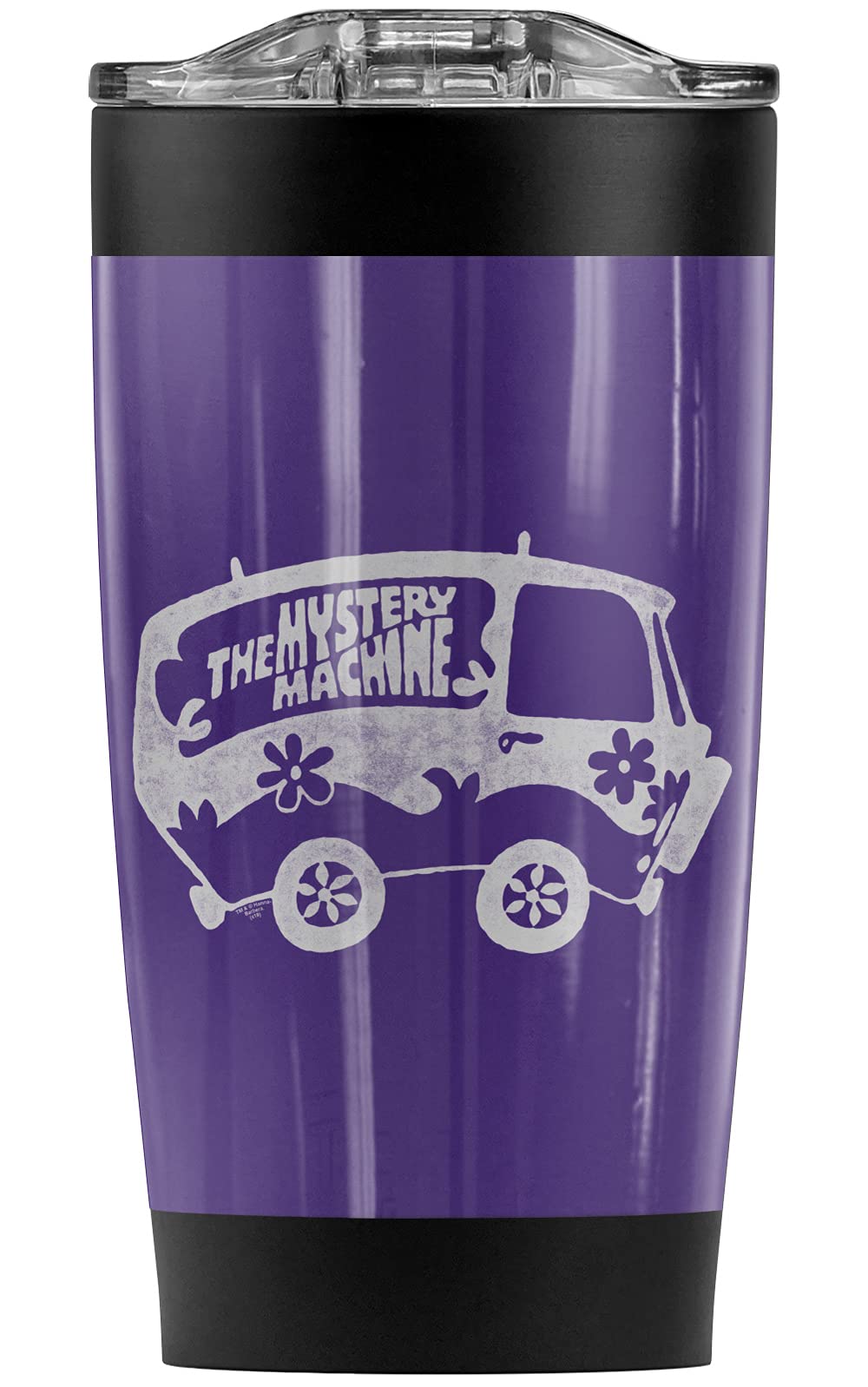 Scooby-Doo Mysterious Shadow 20 oz Stainless Steel Tumbler - Vacuum Insulated Travel Mug with Leakproof Sliding Lid | Double Wall Insulation for Hot & Cold Drinks | Perfect for Coffee, Tea, Iced Beverages at Home, Office or Outdoor Adventures