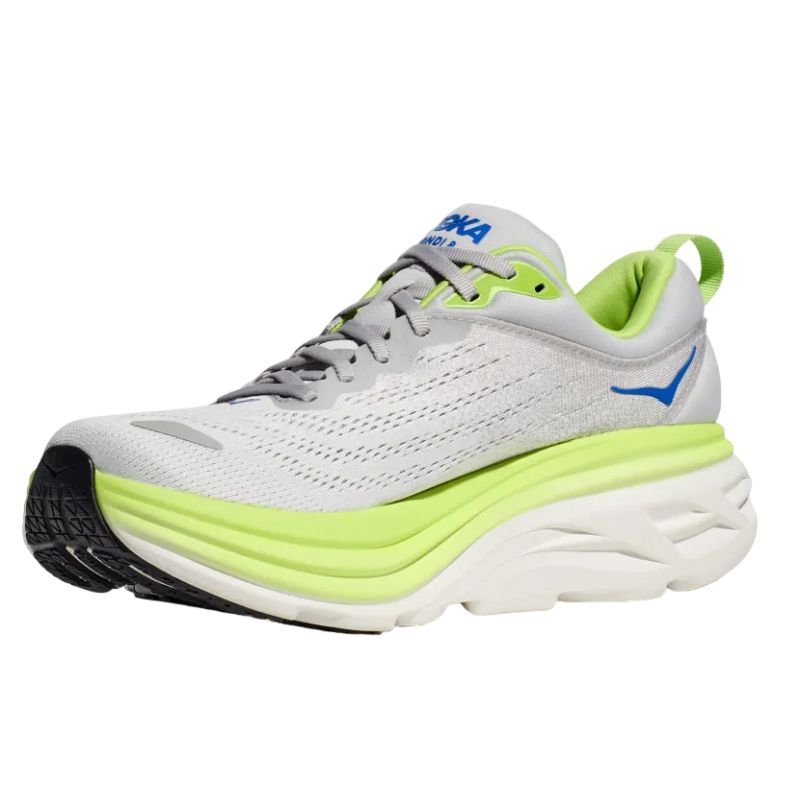 HOKA Bondi 8 D Men's Running Shoes - Lightweight Cushioned Road Running Sneakers for Marathon Training & Daily Jogging | Perfect for Long Distance Running & Comfortable All-Day Wear