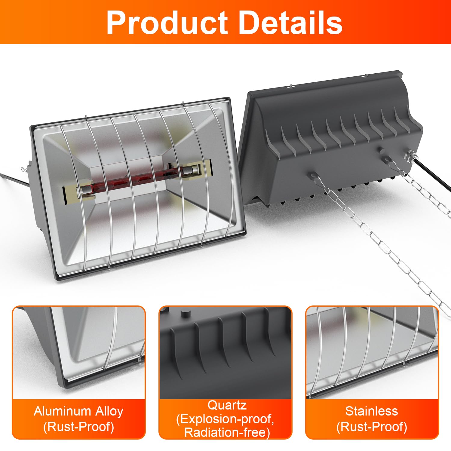 UTFEEDY 250W Aluminum Chicken Coop Heater - Adjustable Temperature Brooder Warmer for Chicks, Ducklings & Small Pets | 8ft Iron Chain | Safe Heating Plate for Amphibians, Livestock & Poultry | Perfect for Winter Care & Indoor/Outdoor Use