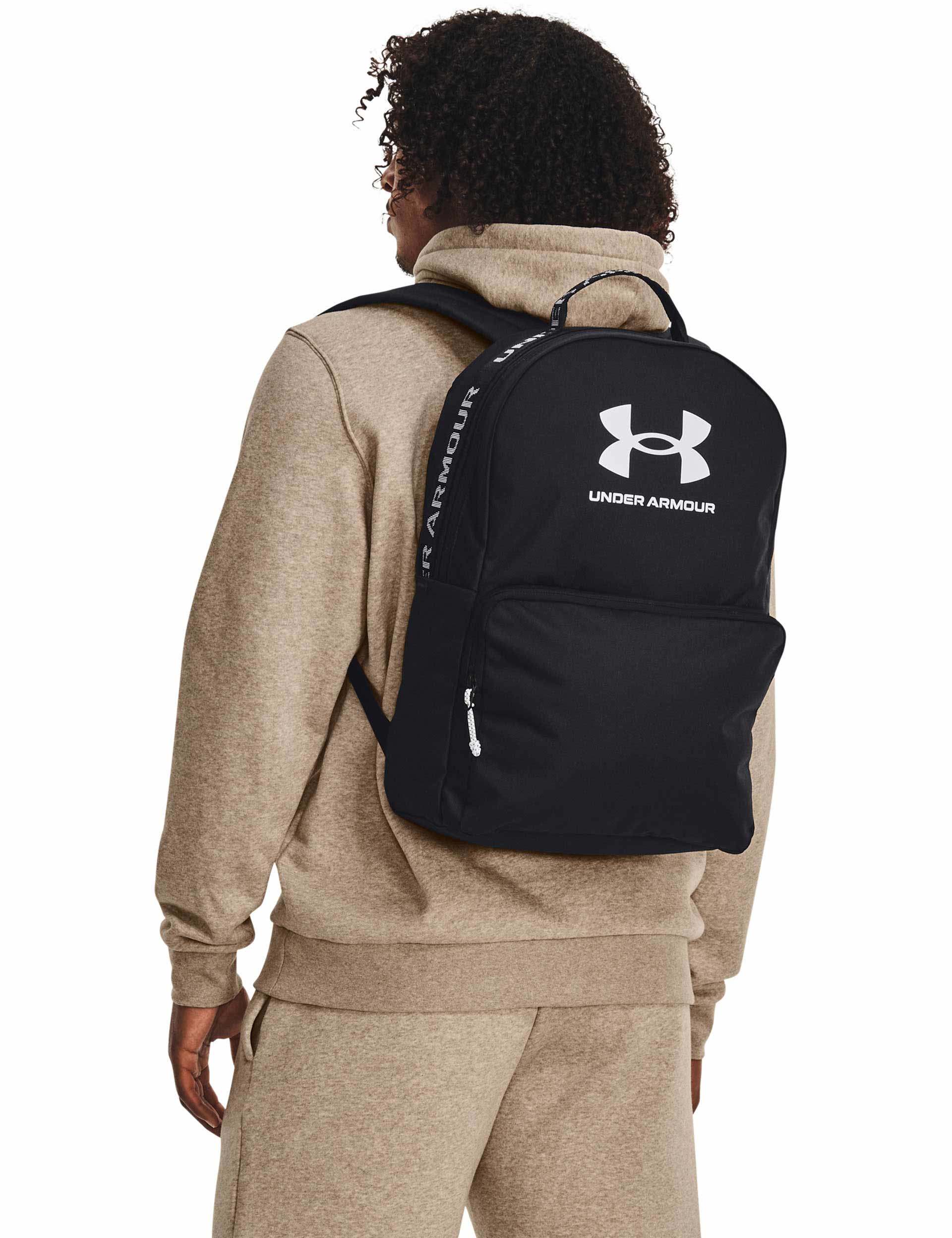 Premium Essential Backpack for Men & Women - Durable & Stylish Black/White - Perfect for Travel, Work & School