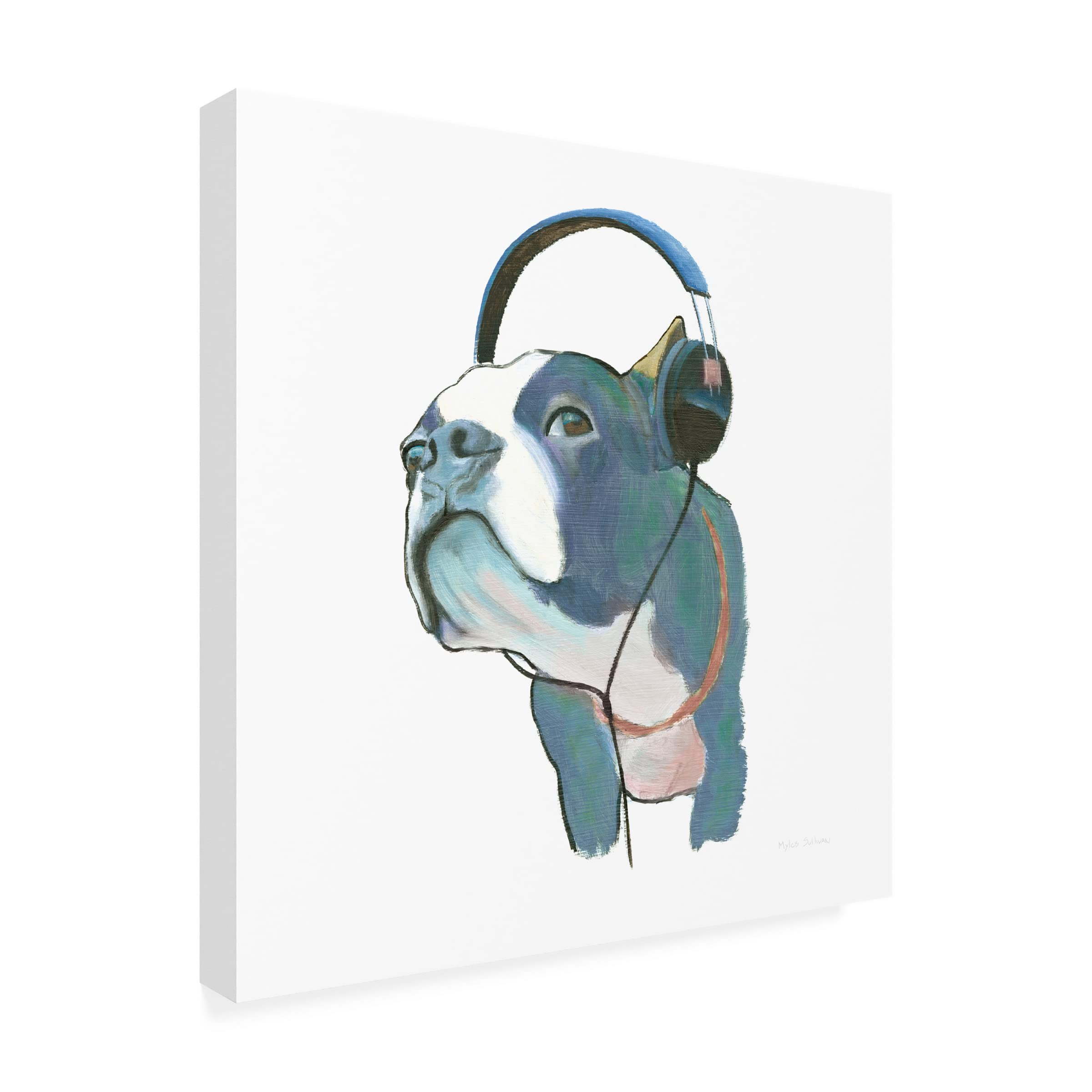Myles Sullivan 'The Boys III Pastel' Canvas Wall Art Print - Modern Home Decor for Living Room, Bedroom & Office | Trademark Fine Art Collection