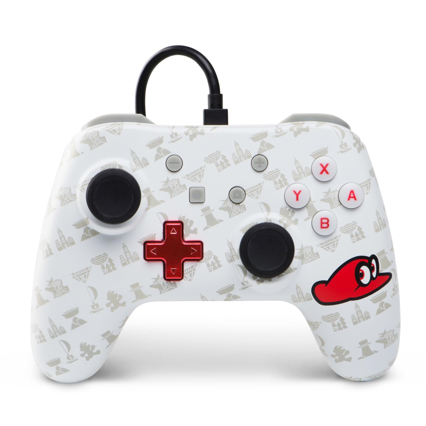 PowerA Wired Controller for Nintendo Switch - Super Mario Odyssey Cappy Edition | Enhanced Gaming Experience for Switch Players | Perfect for Home Entertainment & Multiplayer Gaming