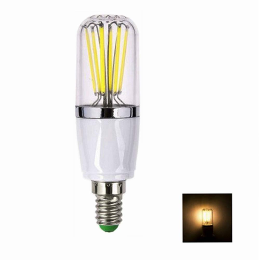12V LED Edison Bulb E14 - 6W (40W Halogen Equivalent) Non-Dimmable Cool White Filament Candle Light Bulbs - Pack of 10 Energy-Saving A+ Class - Perfect for Chandeliers, Wall Sconces, and Vintage Style Lighting Fixtures