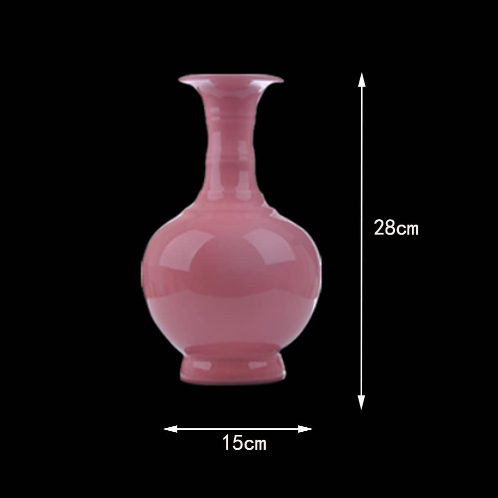Luxury Modern Ceramic Vase for Artificial Flowers - Elegant Tabletop Home Decor, Wedding Centerpiece & Office Decoration (White, 11