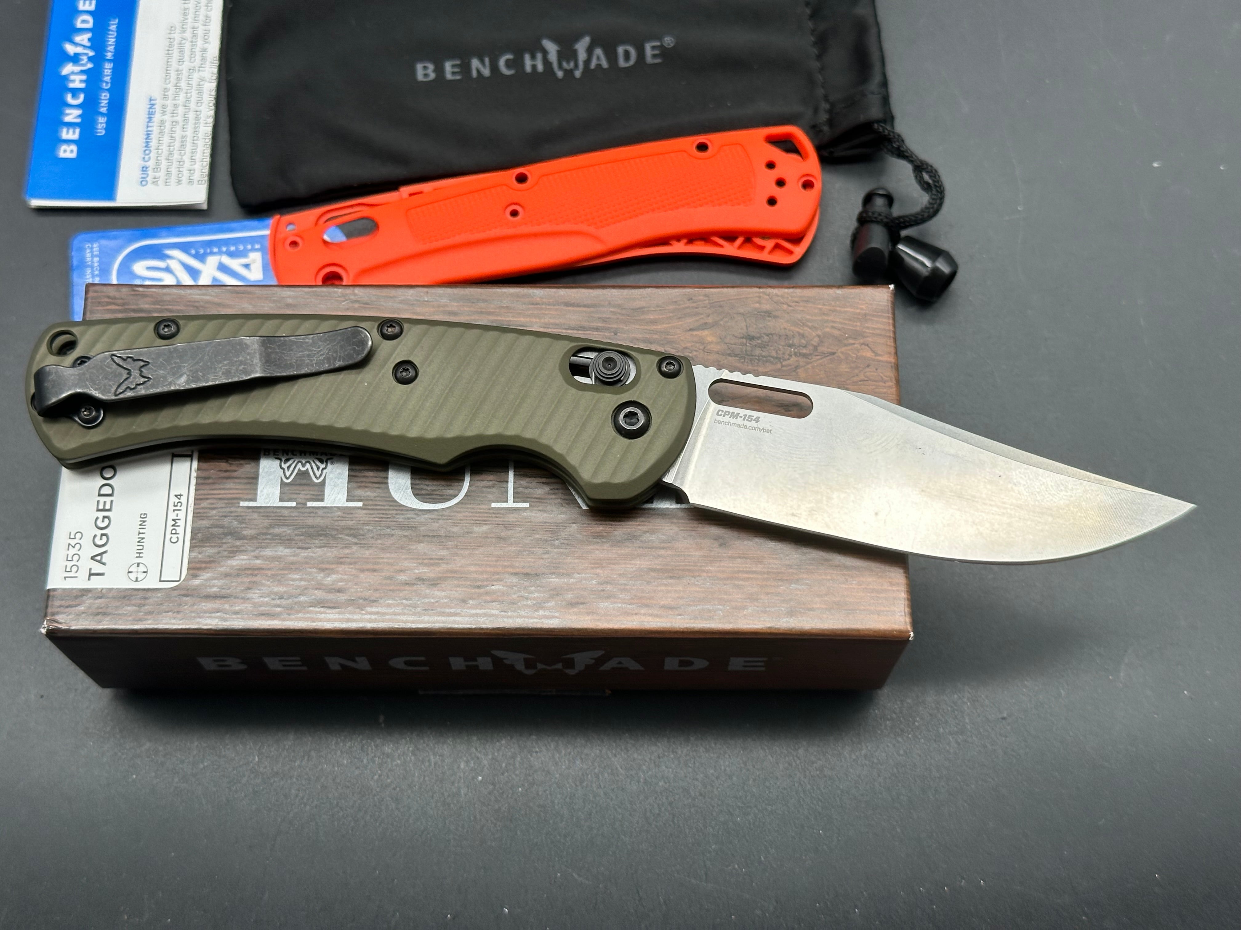 Benchmade Taggedout Folding Knife - 3.5