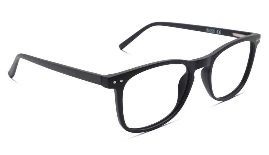 ScreenTime Taylor Computer Glasses - Blue Light Blocking Reading Glasses for Men & Women (Black, +1.00 to +3.50) - Reduce Eye Strain for Work, Gaming & Digital Screen Use