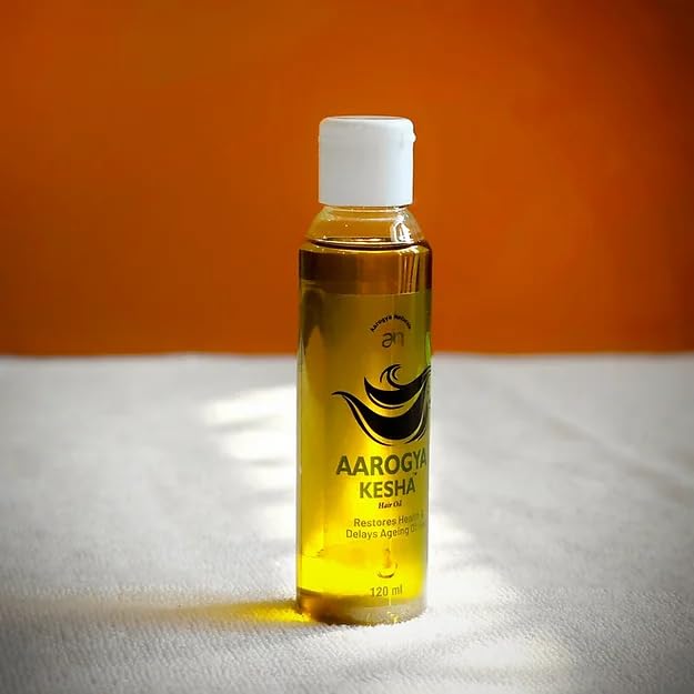 Aarogya Kesha Ayurvedic Hair Oil for Hair Growth & Scalp Care - Natural Treatment for Dry, Damaged Hair - Perfect for Daily Use & Hair Spa at Home