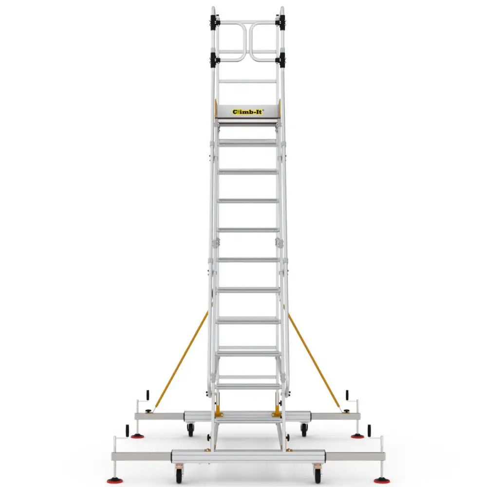 Climb It Mobile Steps with Safety Gate - Adjustable Baby Stairs for Home & Playtime - Perfect for Toddler Safety & Indoor Climbing