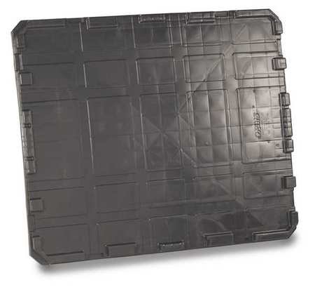 Collapsible Bulk Box Cover 48x40x2.5 Inches - Heavy Duty Reusable Shipping Container Lid - Perfect for Warehousing, Logistics & Industrial Storage Solutions