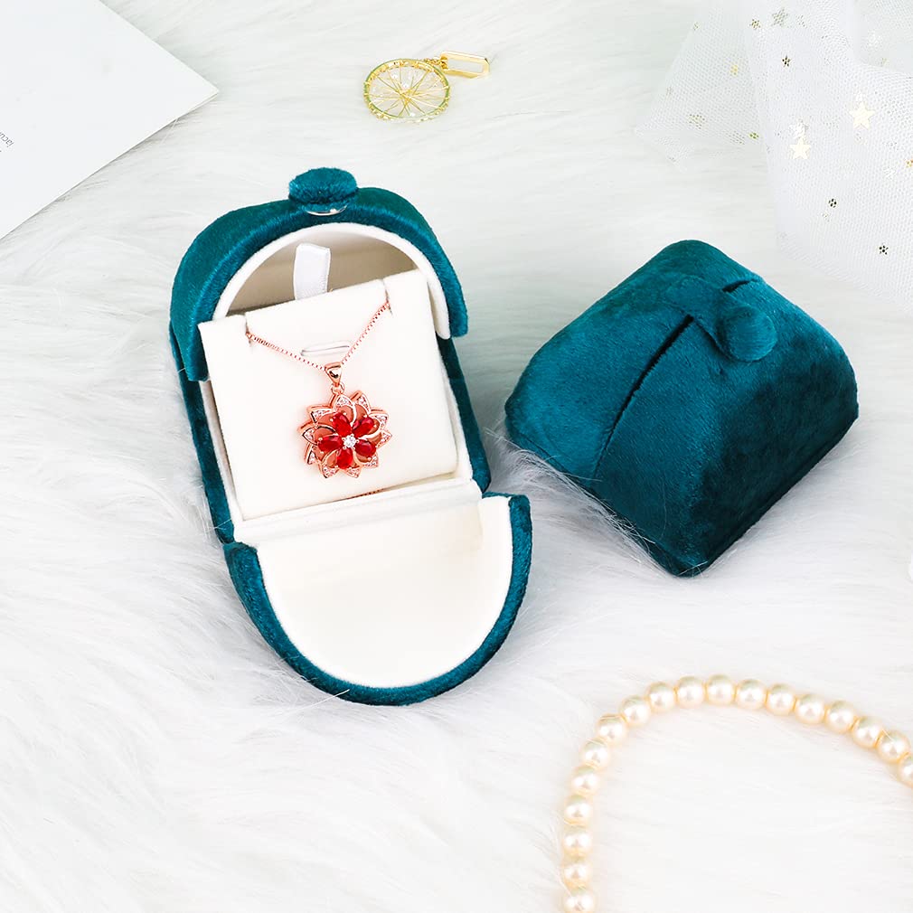 iSuperb Velvet Jewelry Box - Elegant Necklace & Bracelet Display Case for Mother's Day, Christmas & Special Occasions | Perfect Gift Box for Women, Jewelry Storage & Presentation