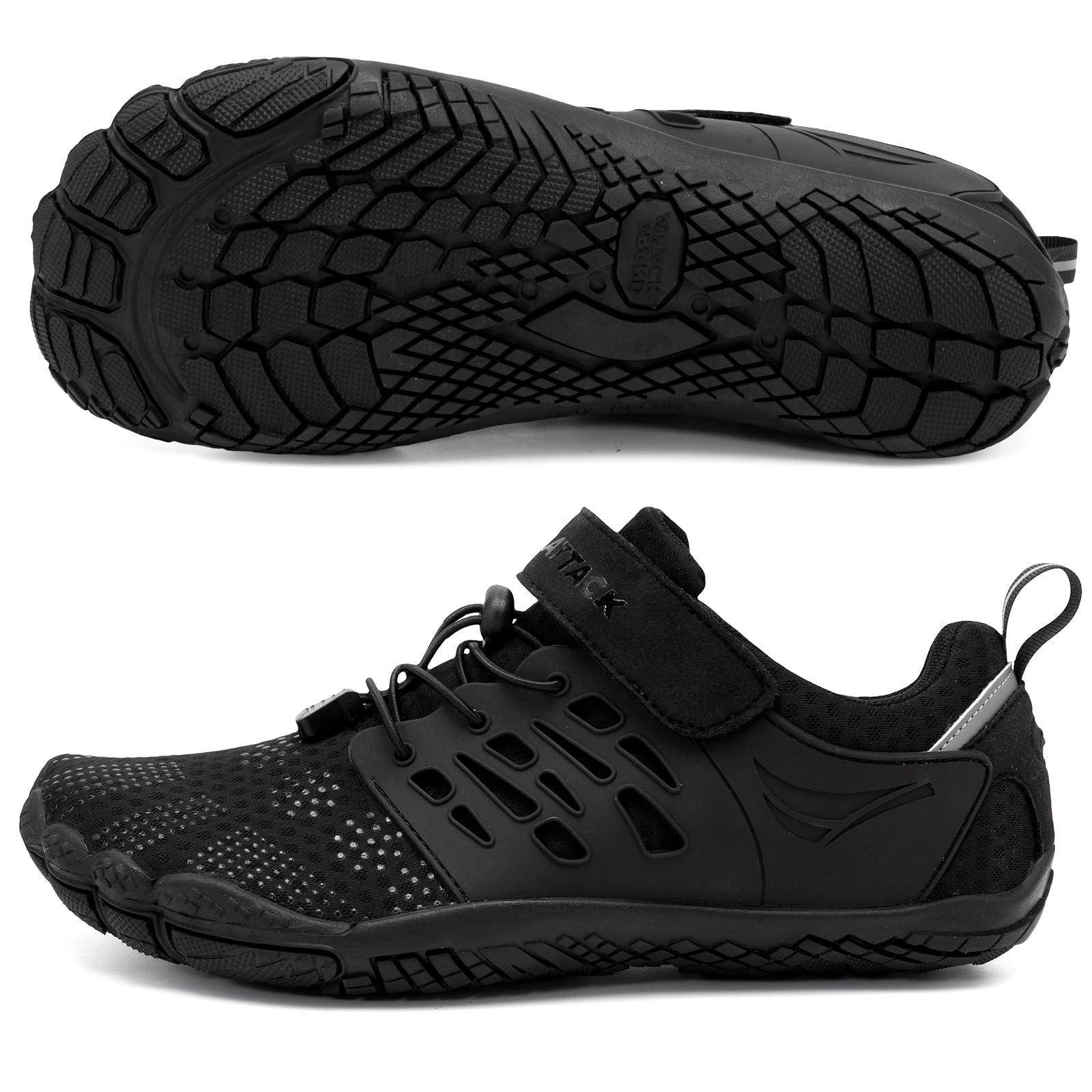 Grand Attack Barefoot Shoes for Women - Minimalist Zero Drop Lightweight Cross-Trainers | Perfect for Wrestling, Boxing, Weightlifting & Walking | Gym, Home Workouts & Outdoor Activities