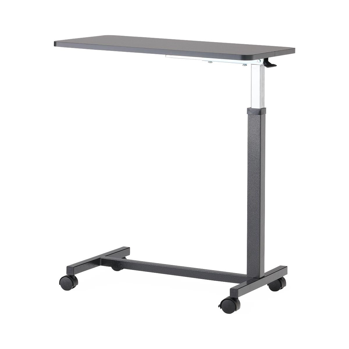 Adjustable Overbed Table with Removable Tray - Portable Hospital Bed Table for Eating, Working & Reading - Ideal for Patients, Seniors & Home Use
