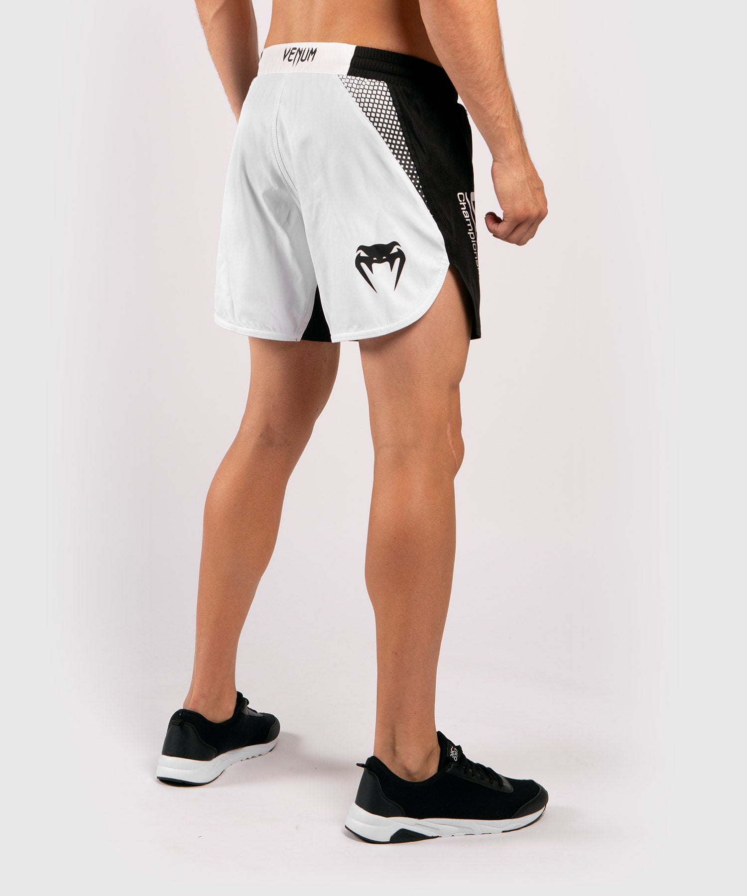 Venum x ONE FC MMA Fight Shorts - White & Black - Premium Training & Competition Gear for Fighters