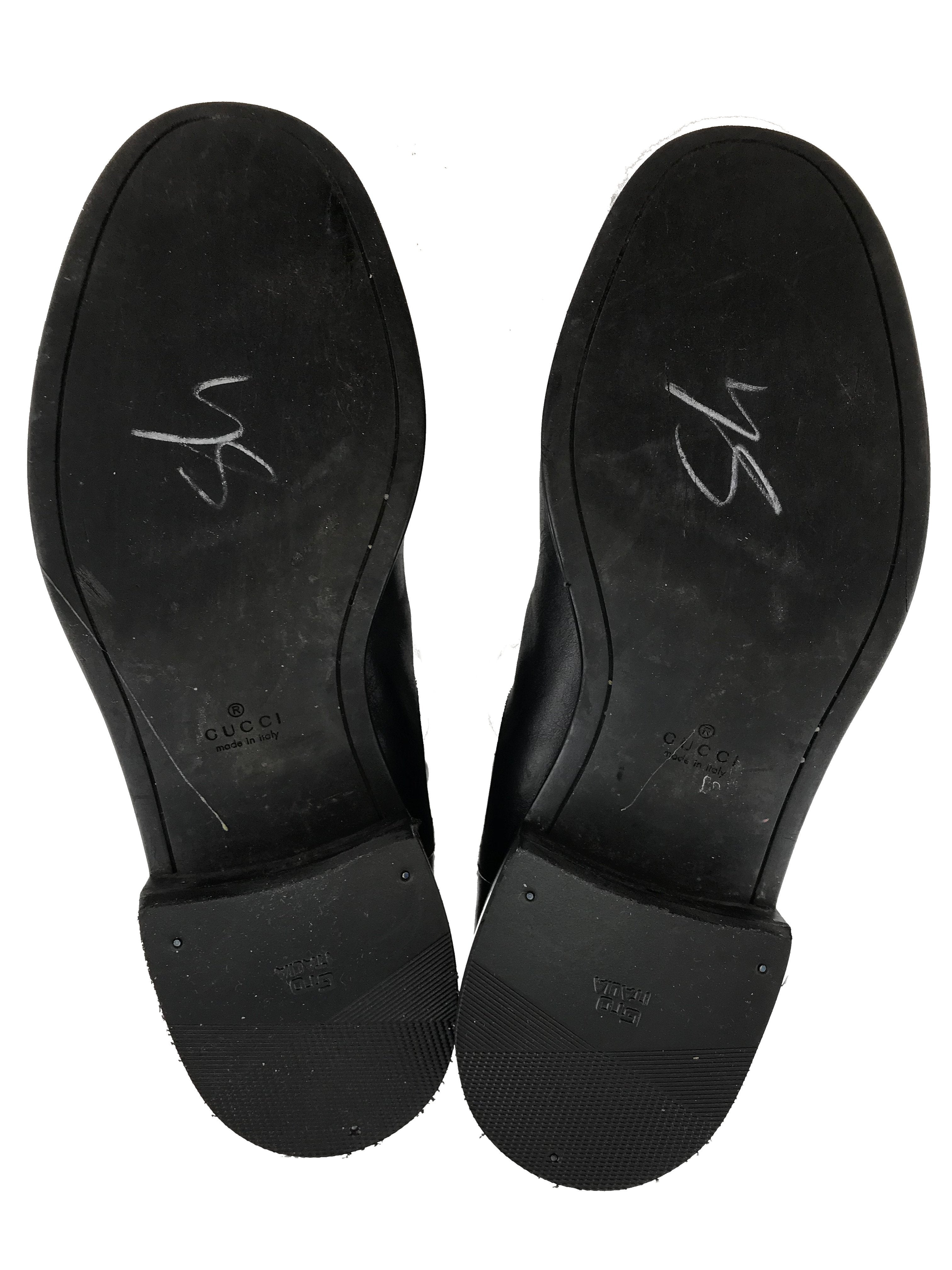 Gucci GG Monogram Embossed Leather Ankle Boots Women's Size 9.5 - Stylish & Comfortable for Office, Party & Night Out