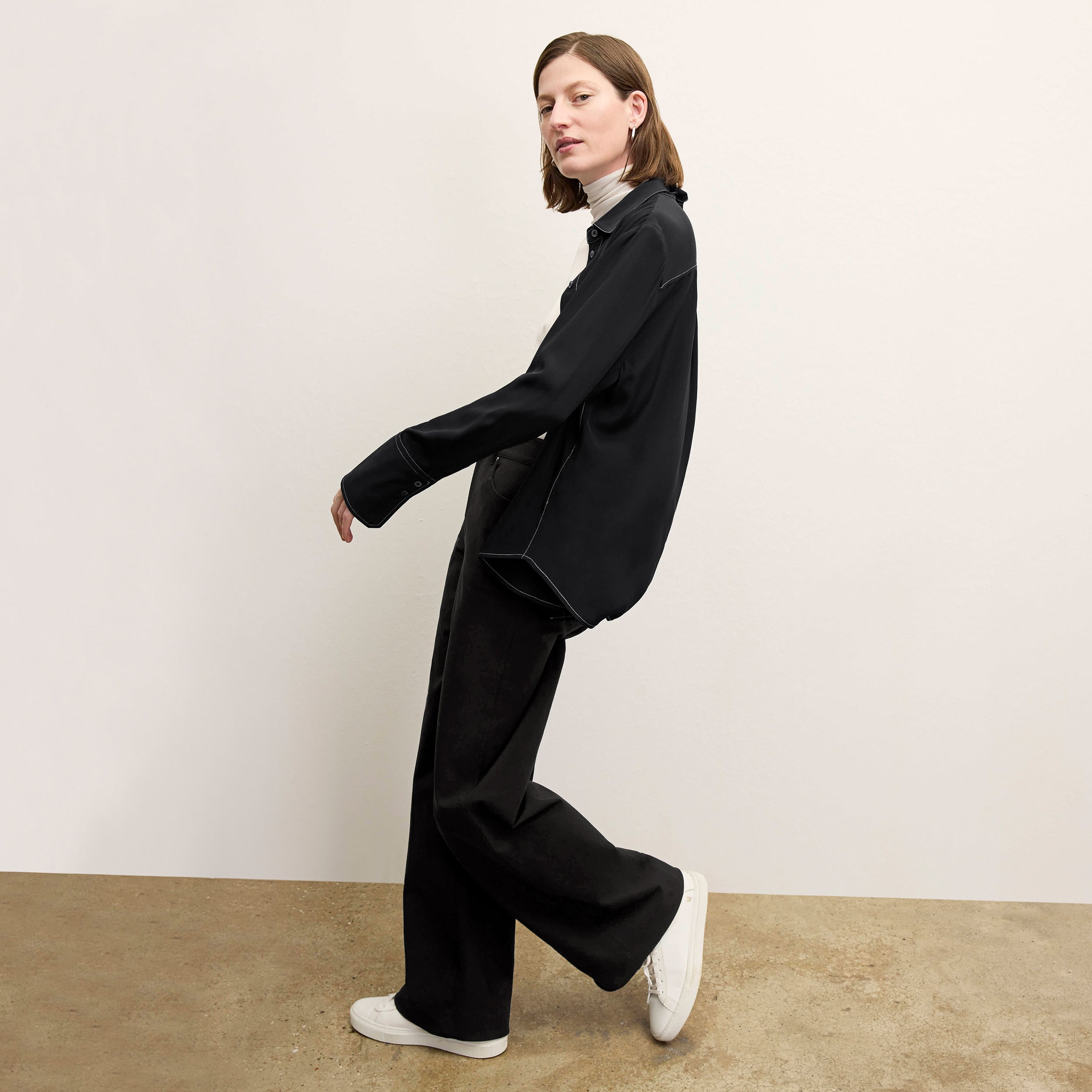 Milo Wide Leg Eco-Friendly Jeans - Better Than Denim in Black | Sustainable Fashion for Women, Casual Wear & Everyday Comfort