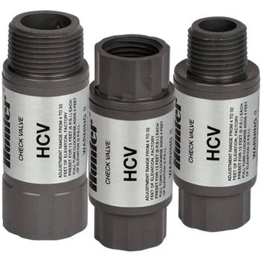 20mm Hunter HCV Drain Check Valve - Female Inlet & Male Outlet - Prevent Backflow for Irrigation Systems, Pools, and Water Features