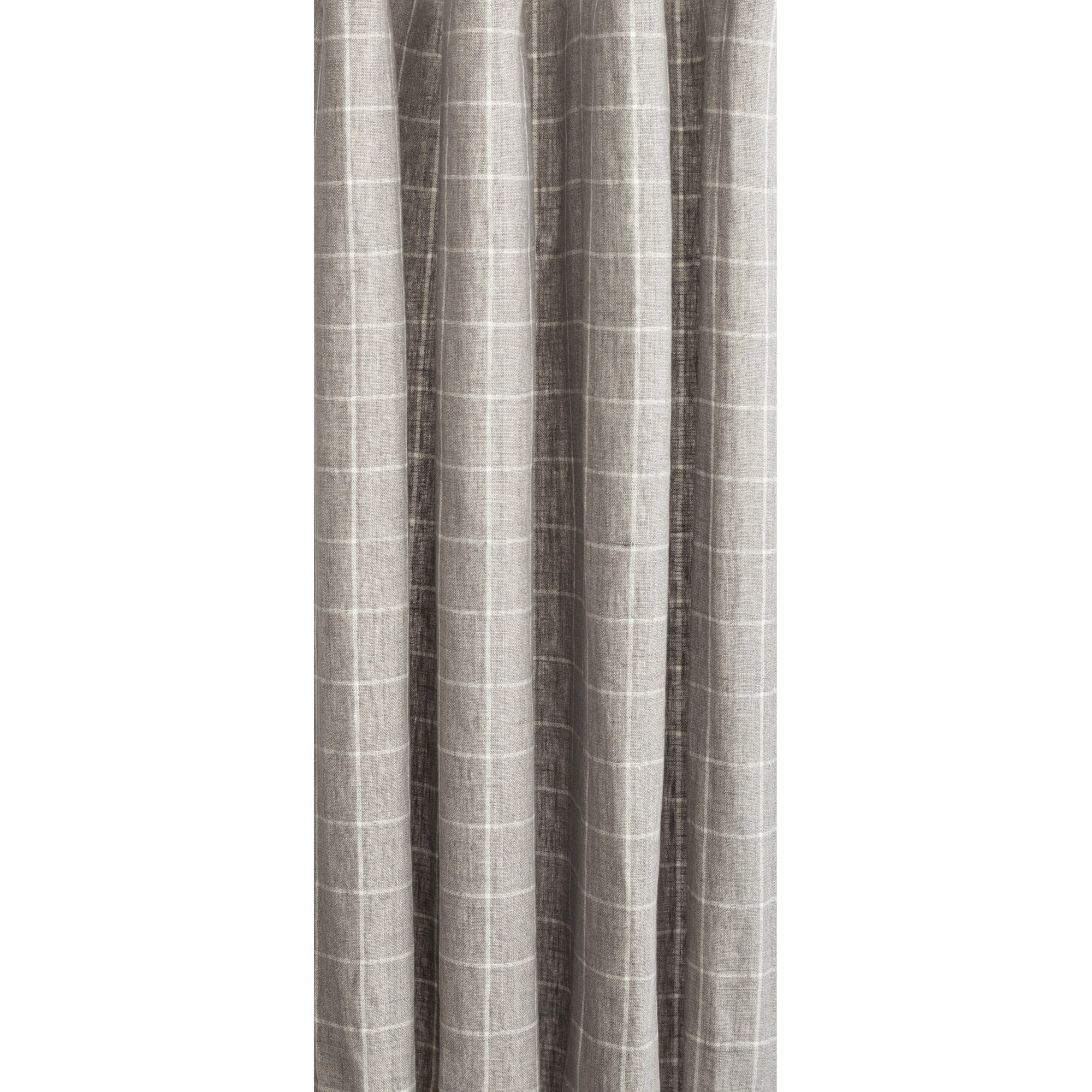 Premium Butler Check Fabric - Stone Grey Upholstery Material for Sofas, Chairs & Home Decor | Durable & Stylish Textile for DIY Projects & Interior Design