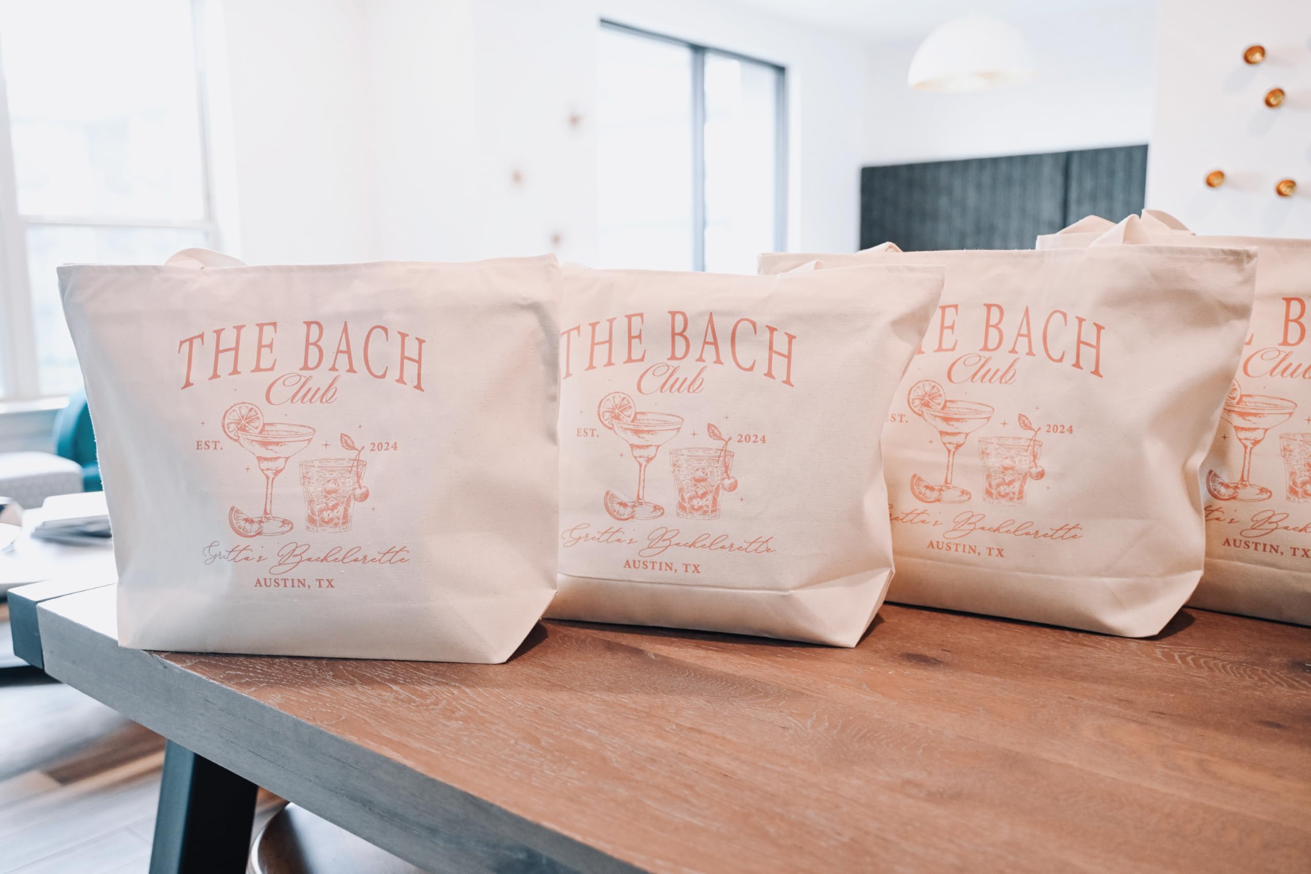 Custom Bachelorette Party Tote Bags - Personalized Bridal Shower Gifts for Bride, Bridesmaids & Maid of Honor - Perfect for Beach Bachelorette Parties & Proposal Gifts