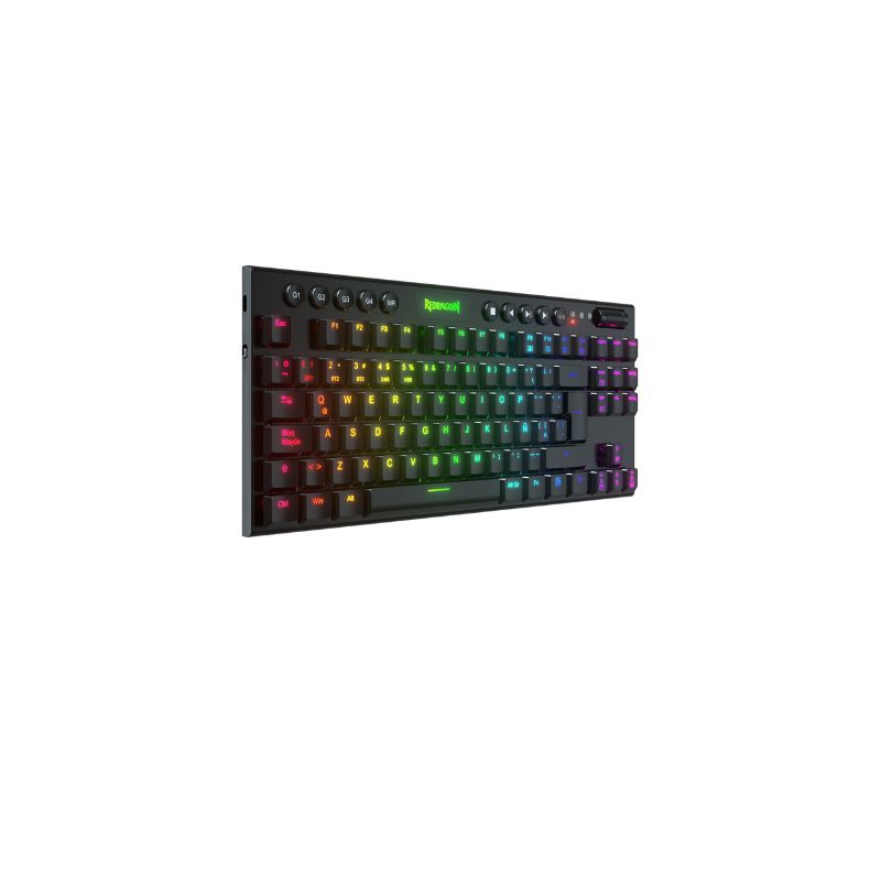 Redragon Horus K621 RGB Wireless Mechanical Gaming Keyboard - 60% Compact TKL Design, Customizable RGB Backlit, for PC/Mac Gamers & Office Work