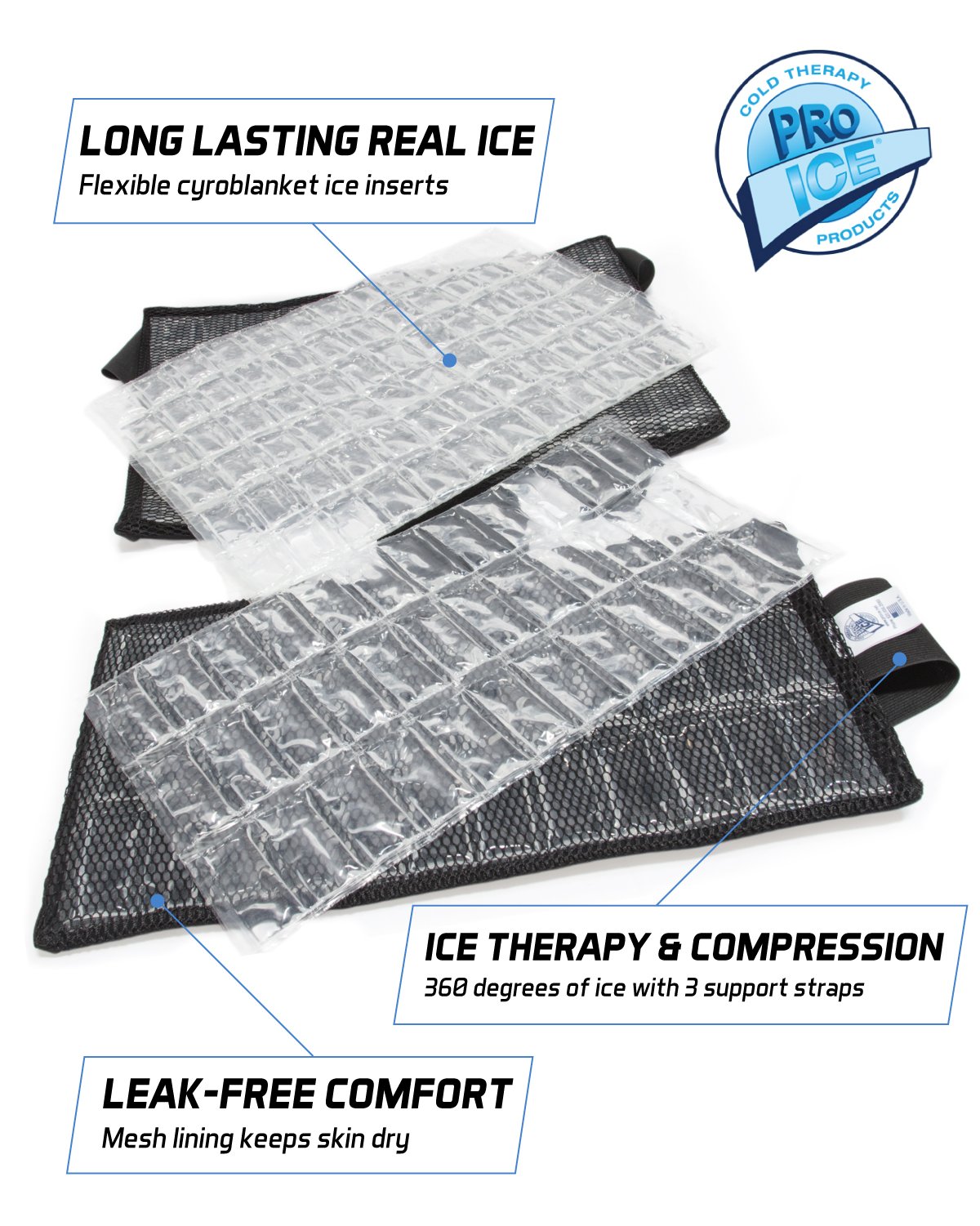 **Pro Ice Premium XL Cold Therapy Wrap for Shoulder, Elbow & Arm Pain Relief – Rotator Cuff Ice Pack for Left & Right Arms – Joint Support for Adults – Perfect for Post-Surgery, Sports Injuries & Arthritis**