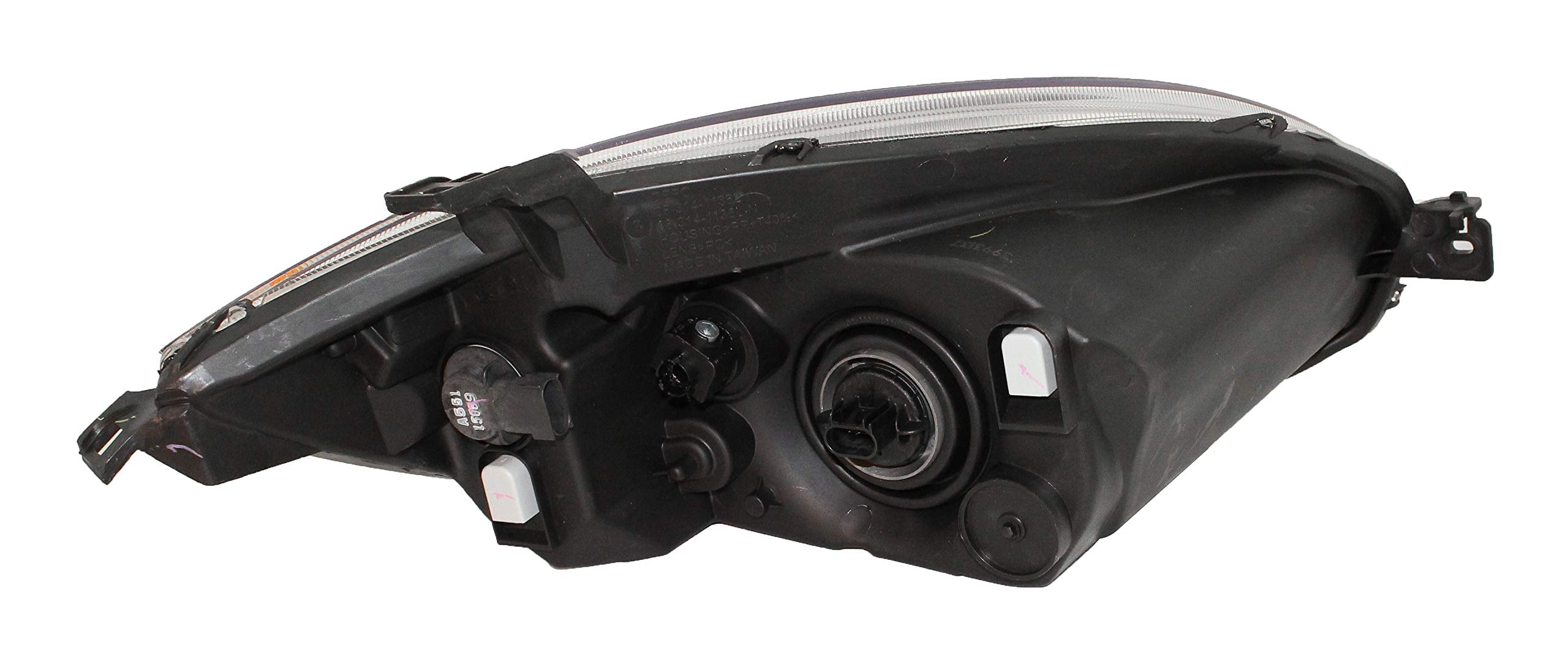 2006 Mitsubishi Eclipse Coupe & 2007 Spyder Replacement Halogen Headlight Set - Driver & Passenger Side - Perfect for Night Driving & Auto Restoration Projects