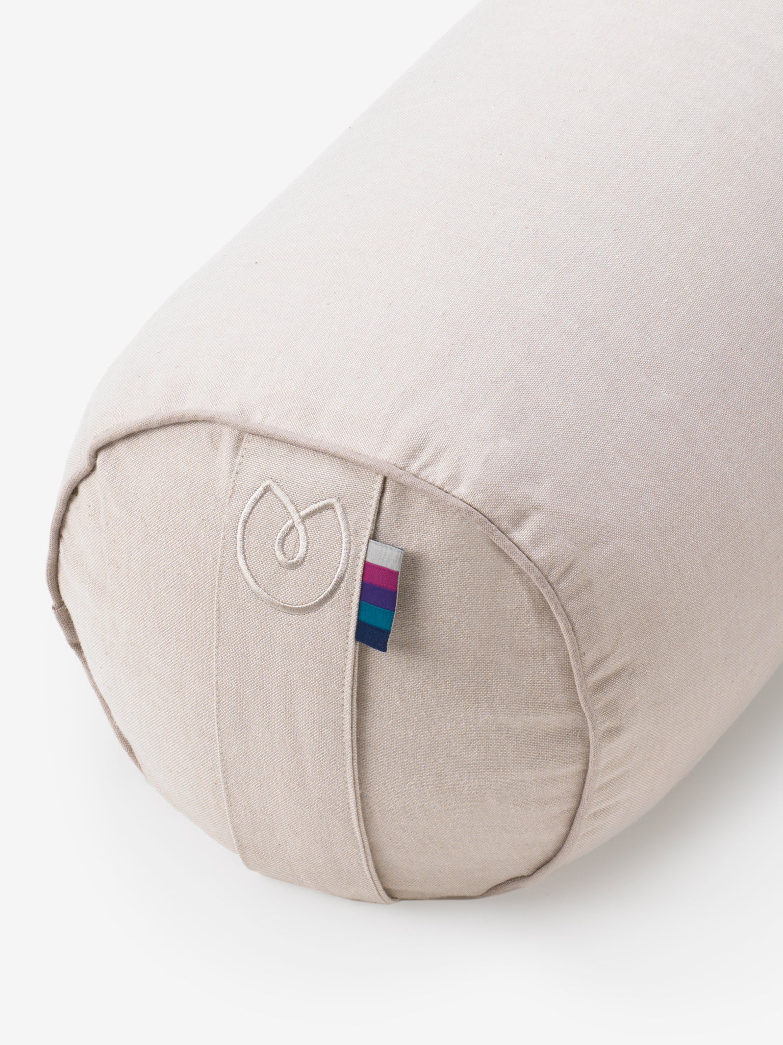 Organic Cotton Chambray Buckwheat Yoga Bolster Pillow - Set of 4 for Yoga, Meditation & Home Relaxation Support