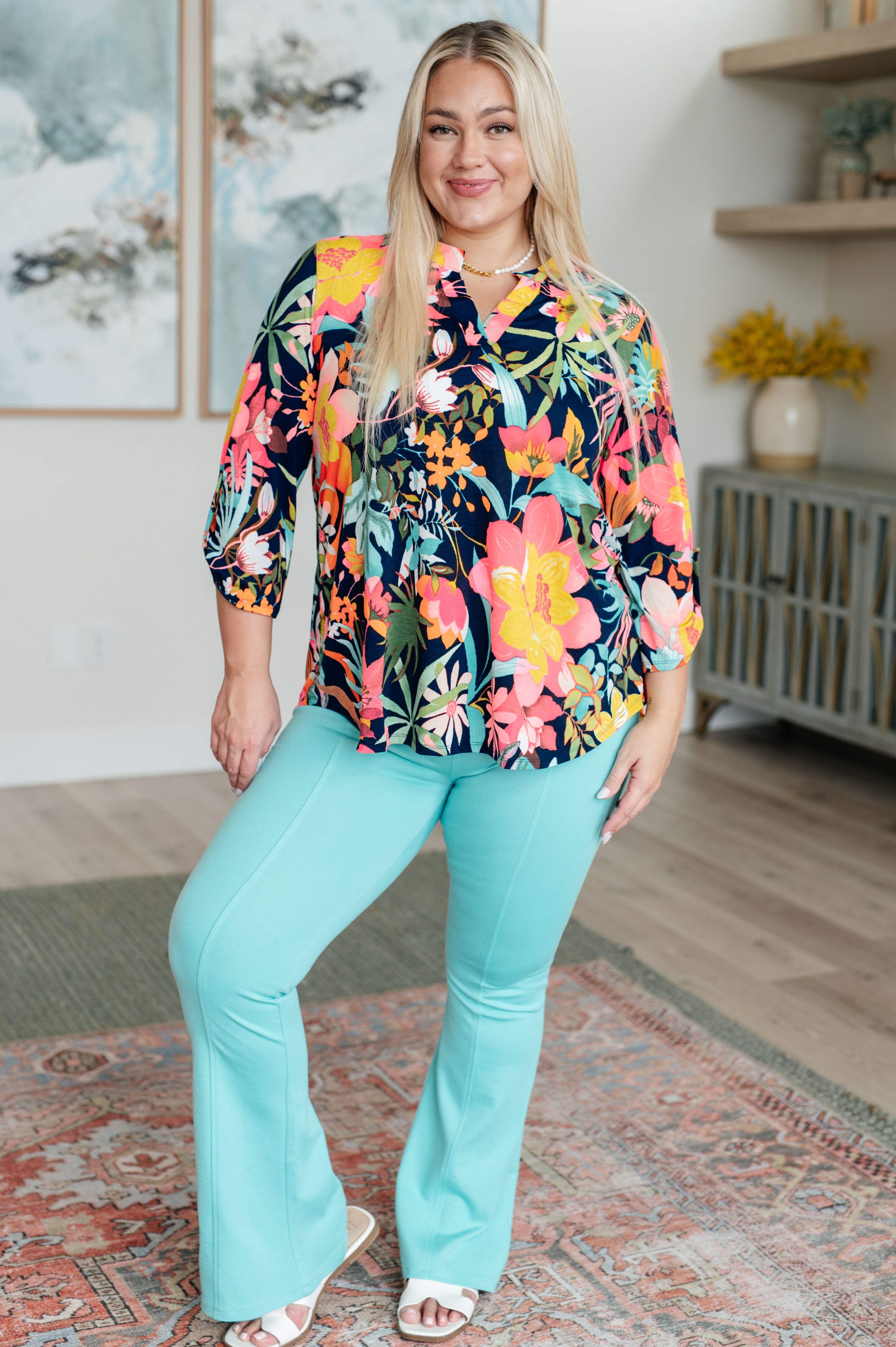 Magic Flare Pants for Women - 11 Vibrant Colors | High Waisted Wide Leg Trousers | Perfect for Casual Wear, Office & Date Nights