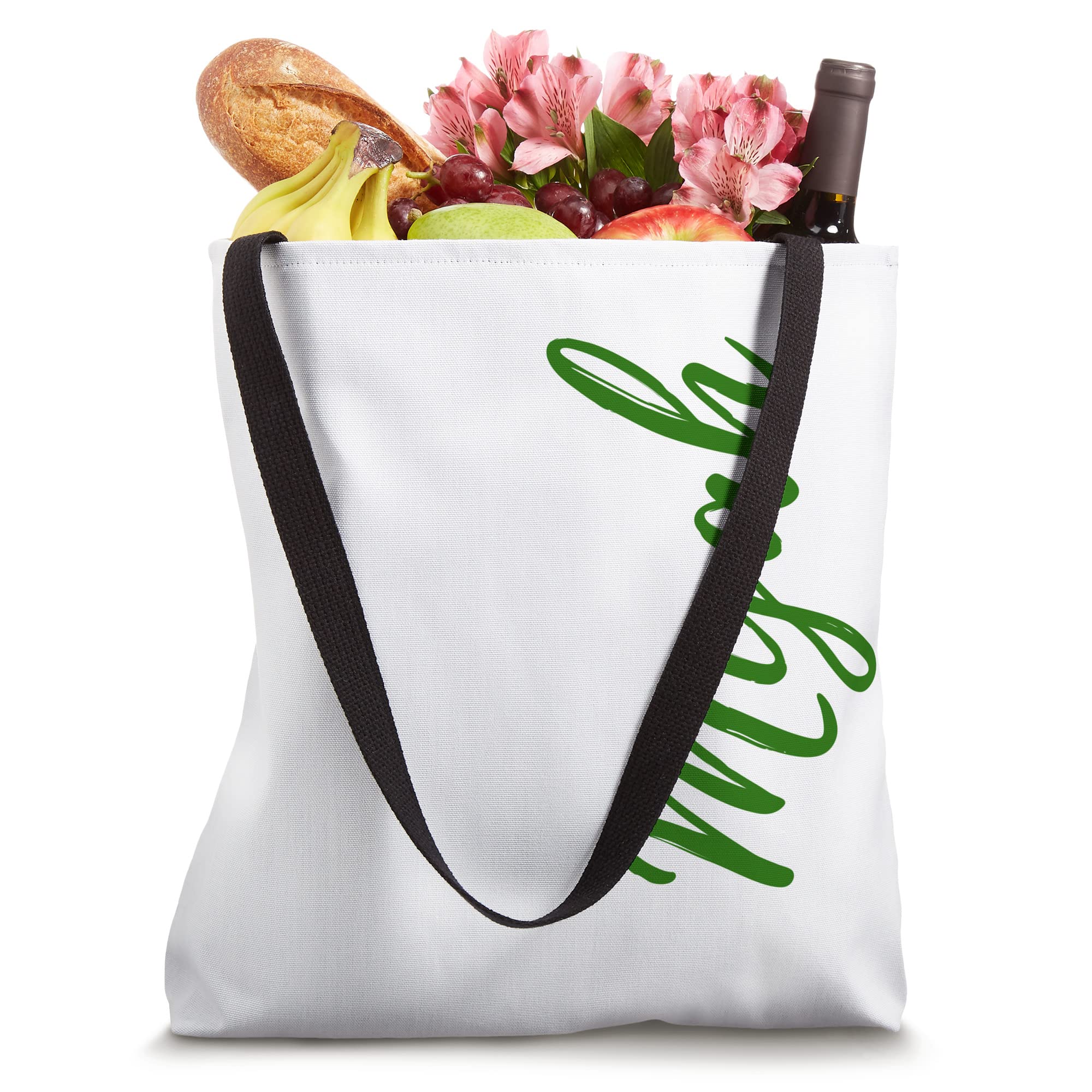Personalized Myah Tote Bag - Custom Monogrammed Canvas Tote for Women - Perfect for Work, Gym, Beach & Shopping