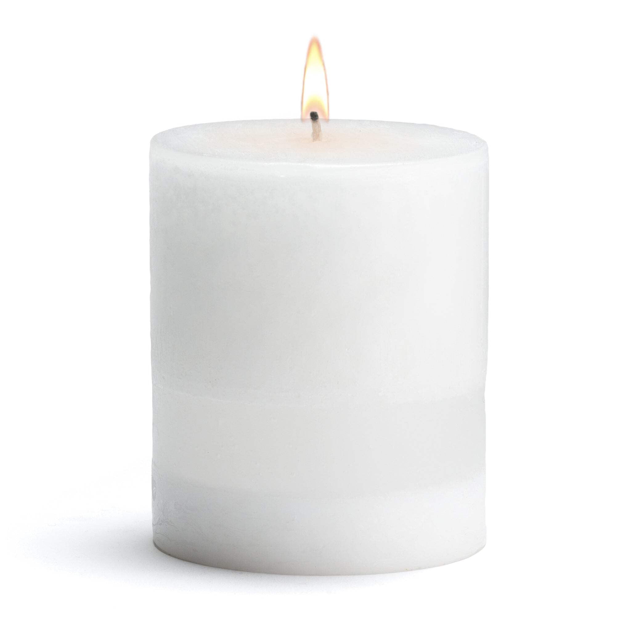 Premium White Tea & Ginger Root Scented Pillar Candles (6