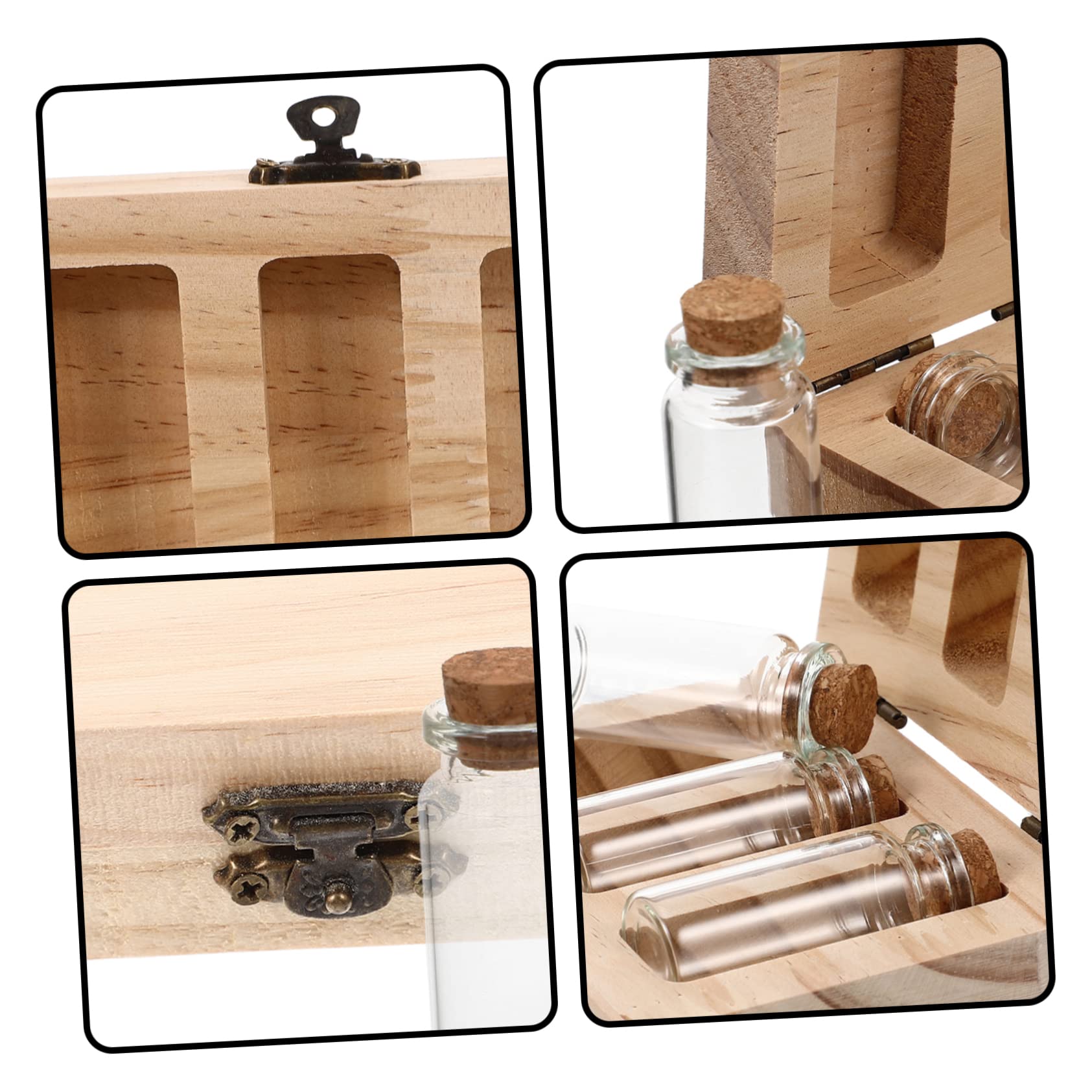 GOOHOCHY 2-Piece Wooden Baby Keepsake Box Set - First Hair, Teeth & Umbilical Cord Storage Organizer - Perfect Baby Shower Gift & Newborn Memory Collection (Ideal for Nursery Decor & Milestone Preservation)