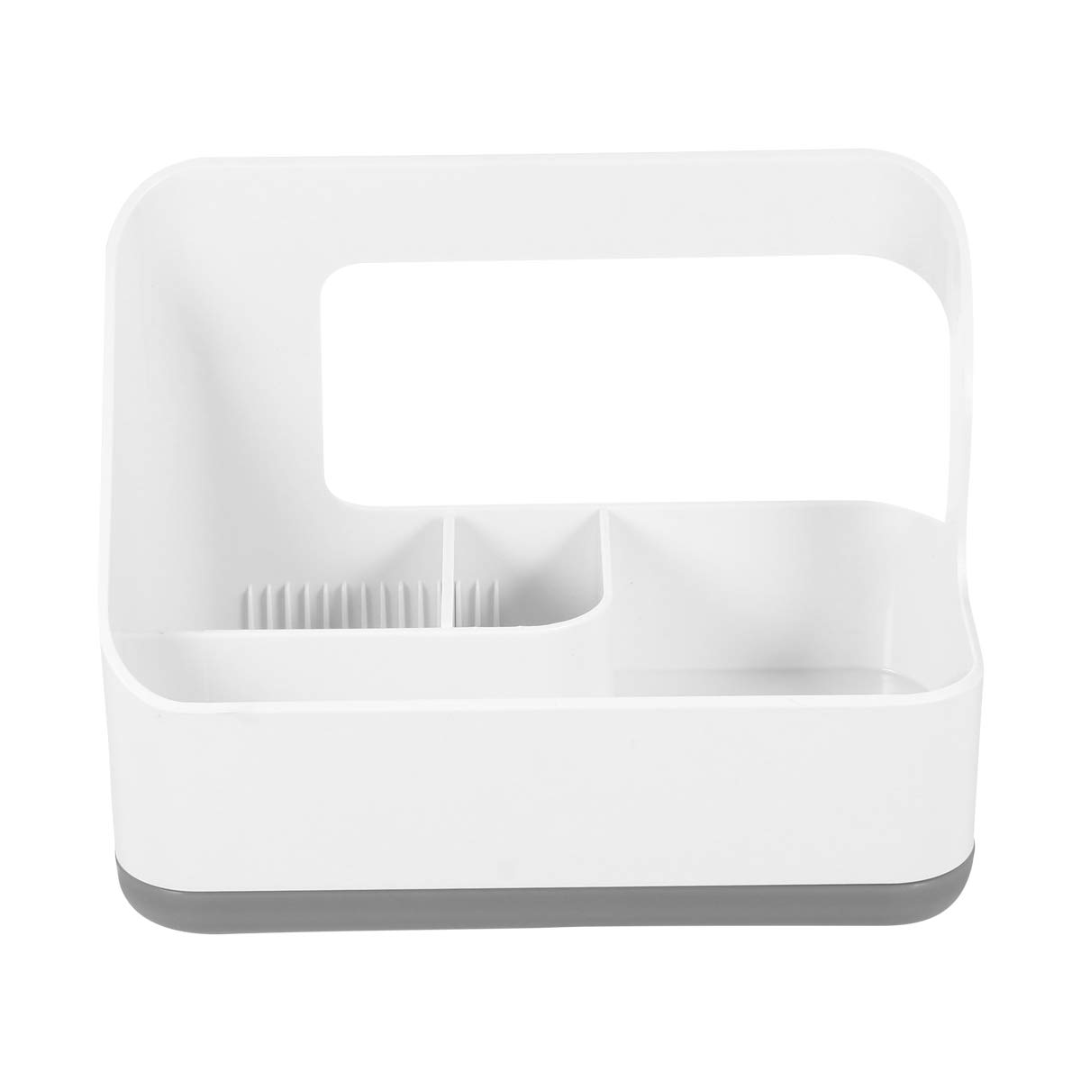 DOITOOL 2-Tier Kitchen Storage Rack - White Space Saving Sink Organizer, Dish Drying Rack & Counter Shelf for Small Kitchen - Perfect for Drying Dishes, Storing Sponges & Organizing Cleaning Supplies